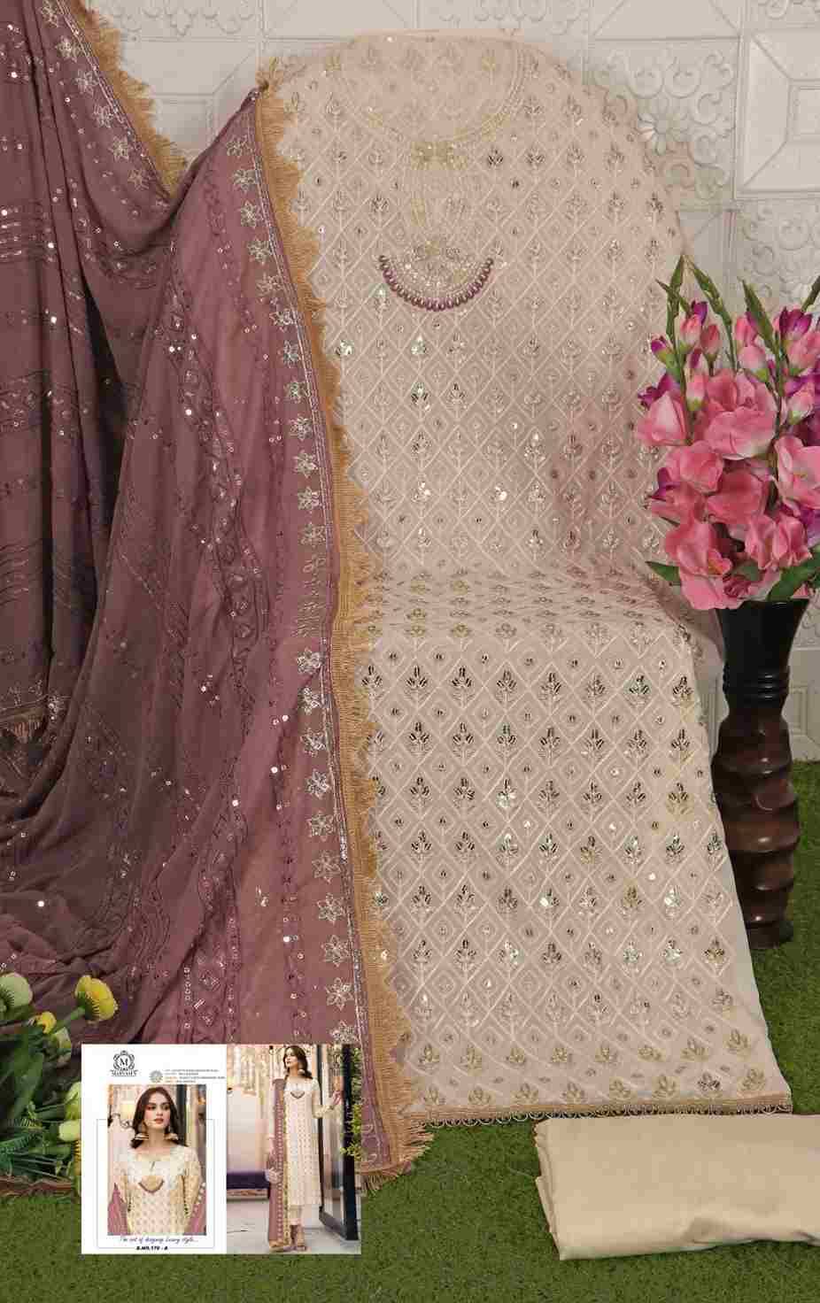 Maryams-170 By Maryams 170-A To 170-F Series Pakistani Suits Beautiful Fancy Colorful Stylish Party Wear & Occasional Wear Georgette Embroidery Dresses At Wholesale Price