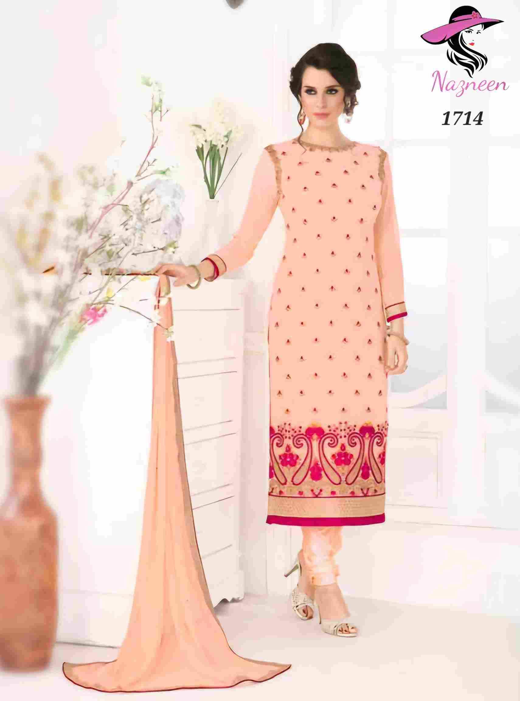 Diva By Nazneen 1714 To 1715 Series Beautiful Suits Colorful Stylish Fancy Casual Wear & Ethnic Wear Georgette Dresses At Wholesale Price