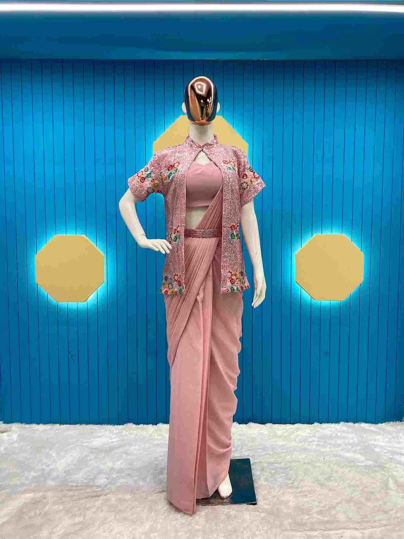 L-1844 By Fashid Wholesale 01 To 03 Series Indian Traditional Wear Collection Beautiful Stylish Fancy Colorful Party Wear & Occasional Wear Chinnon Silk Sarees At Wholesale Price