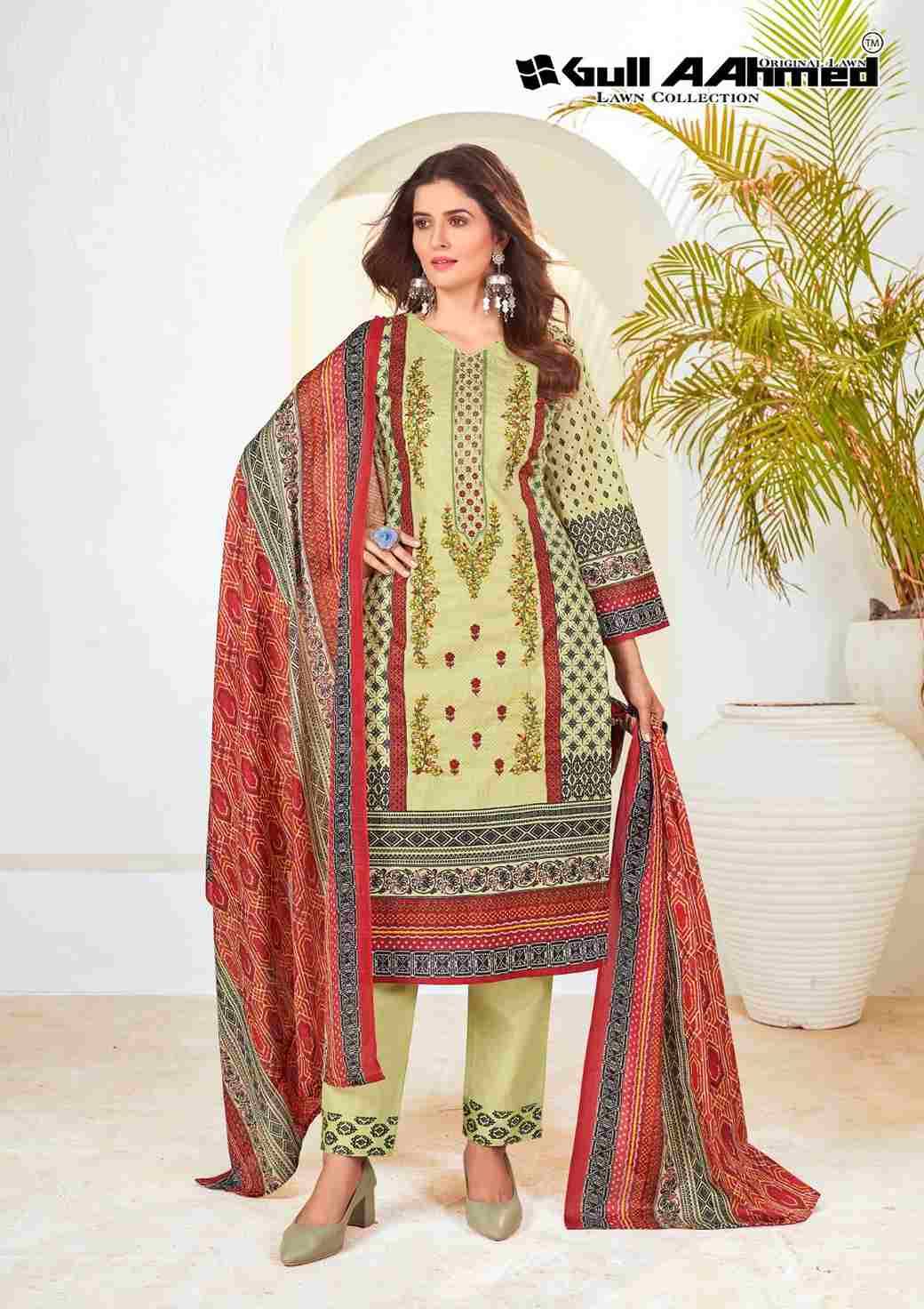 Bin Saeed Vol-5 By Gull Aahmed 5001 To 5006 Series Beautiful Festive Suits Stylish Fancy Colorful Casual Wear & Ethnic Wear Pure Lawn Print Dresses At Wholesale Price