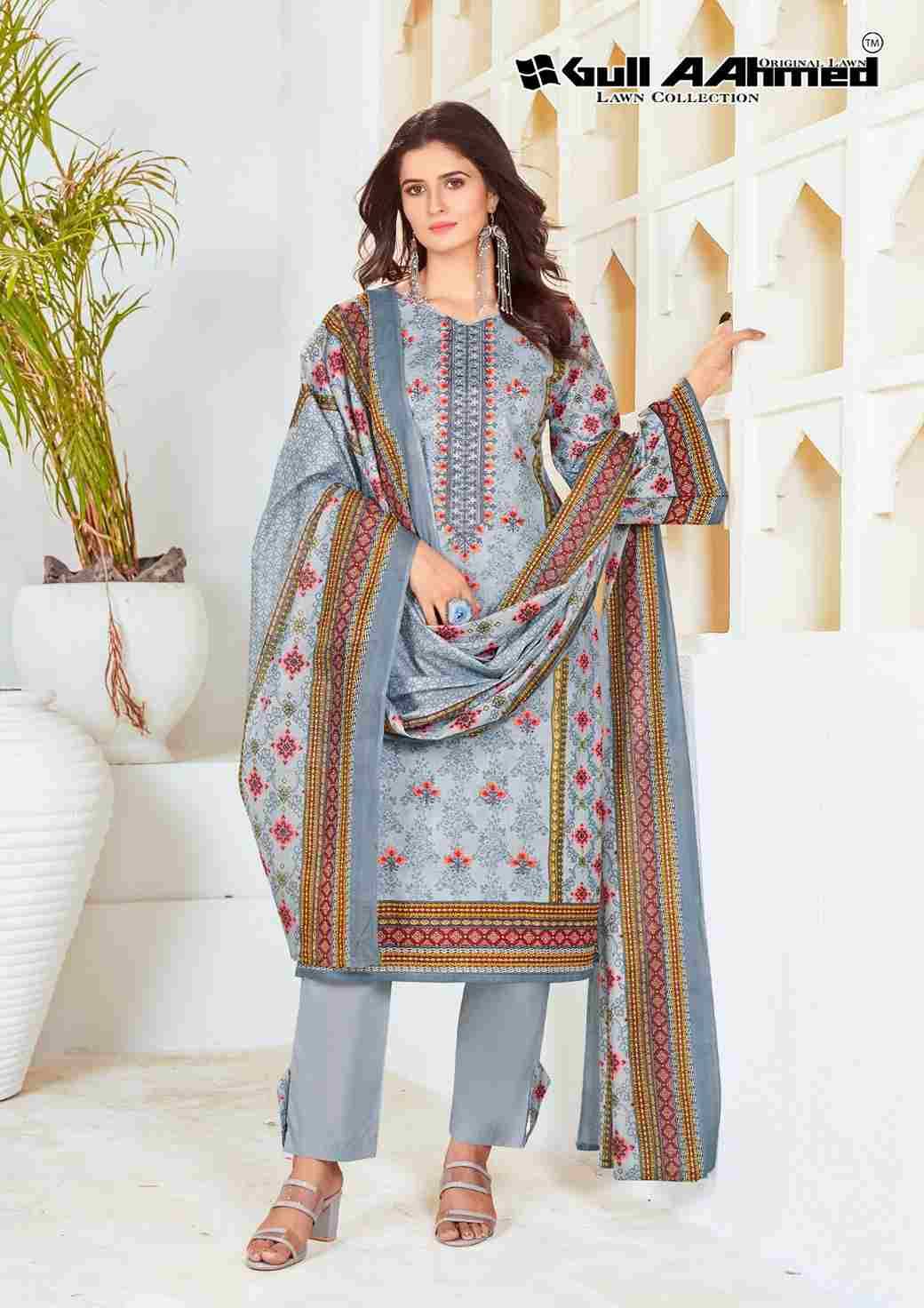 Bin Saeed Vol-5 By Gull Aahmed 5001 To 5006 Series Beautiful Festive Suits Stylish Fancy Colorful Casual Wear & Ethnic Wear Pure Lawn Print Dresses At Wholesale Price