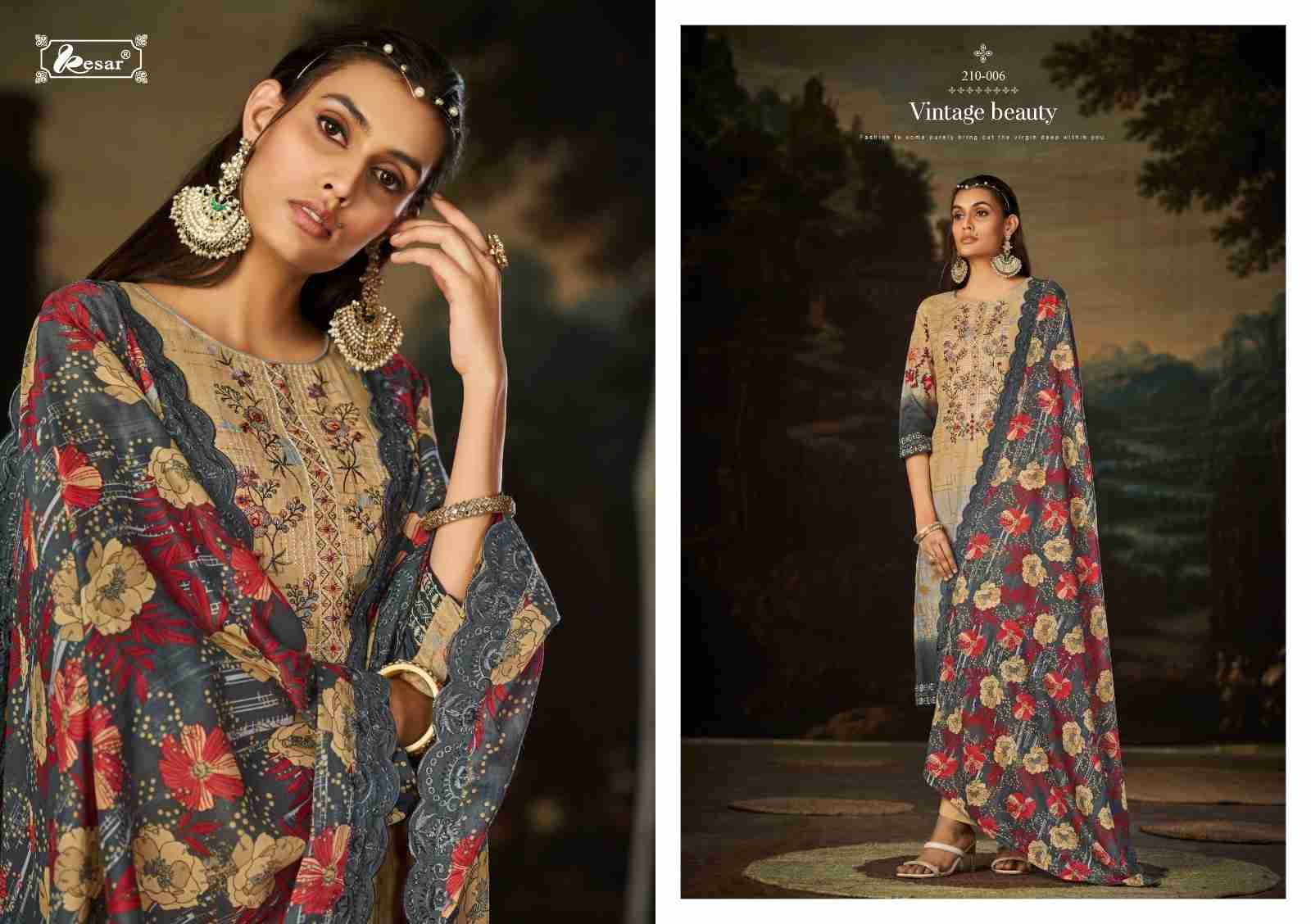 Maryam By Kesar 210-001 To 210-008 Series Festive Suits Beautiful Fancy Colorful Stylish Party Wear & Occasional Wear Pure Lawn Cotton Print Dresses At Wholesale Price