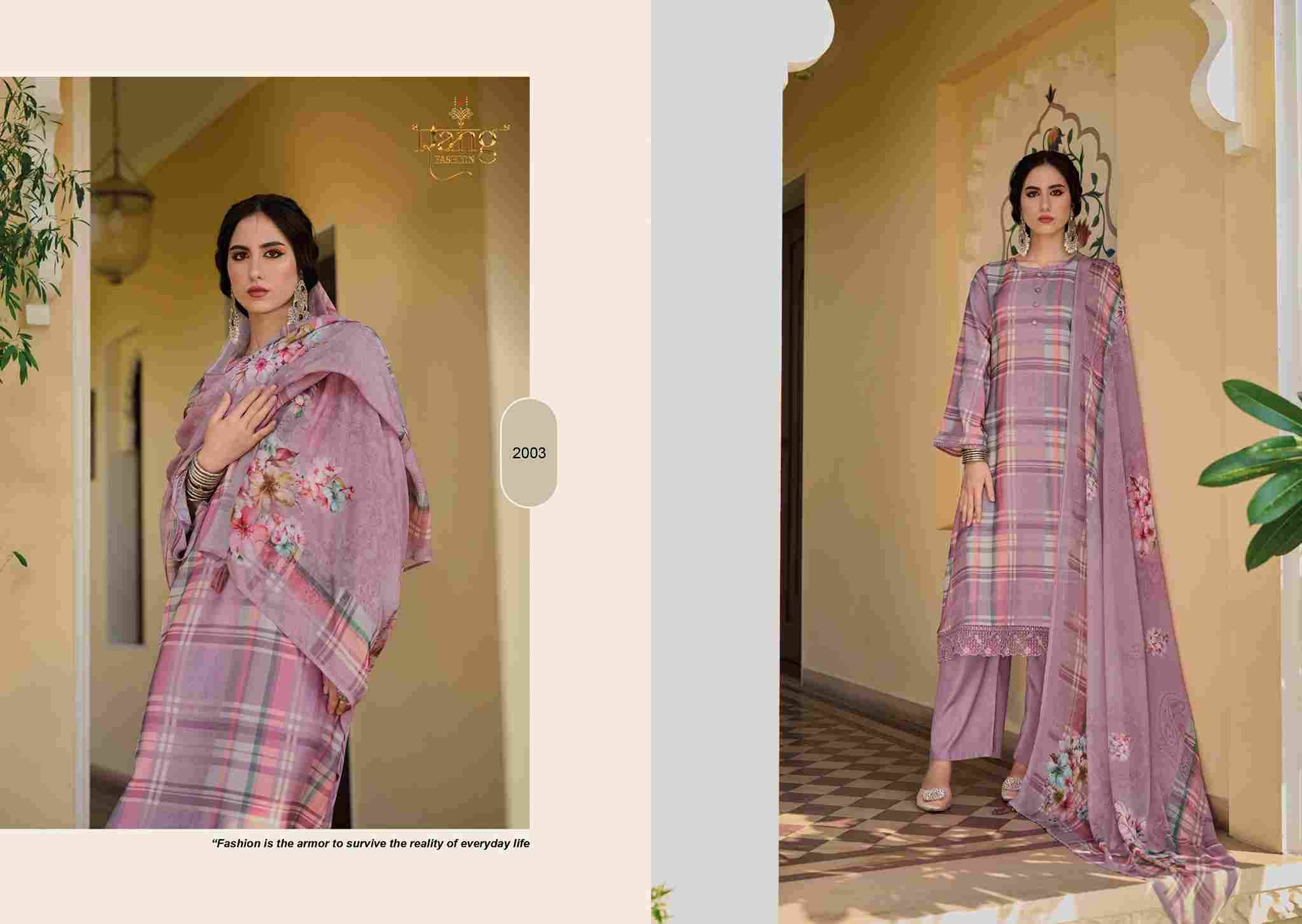 Alivia By Rang Fashion 2001 To 2005 Series Festive Suits Beautiful Fancy Colorful Stylish Party Wear & Occasional Wear Lawn Cotton Dresses At Wholesale Price