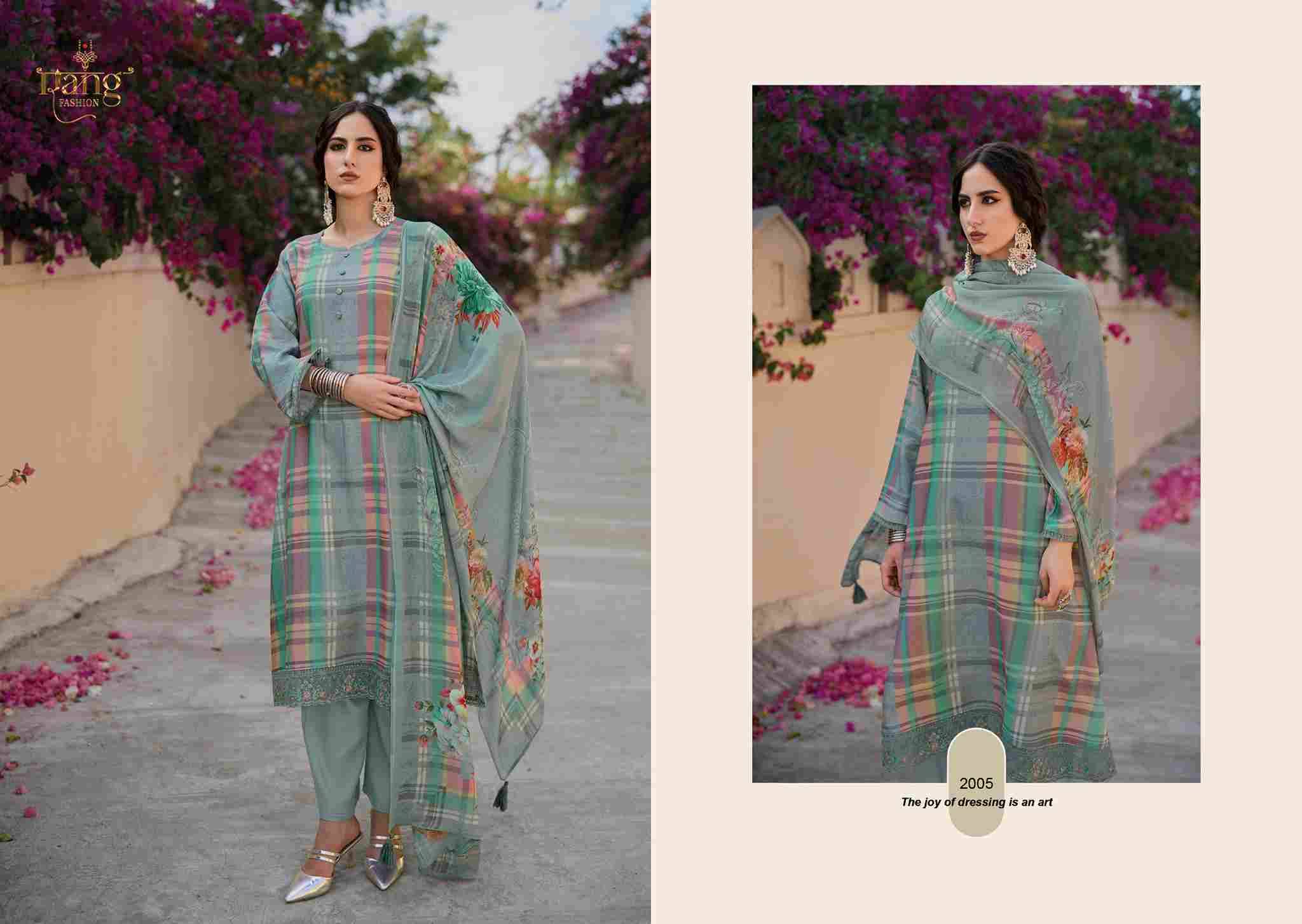 Alivia By Rang Fashion 2001 To 2005 Series Festive Suits Beautiful Fancy Colorful Stylish Party Wear & Occasional Wear Lawn Cotton Dresses At Wholesale Price