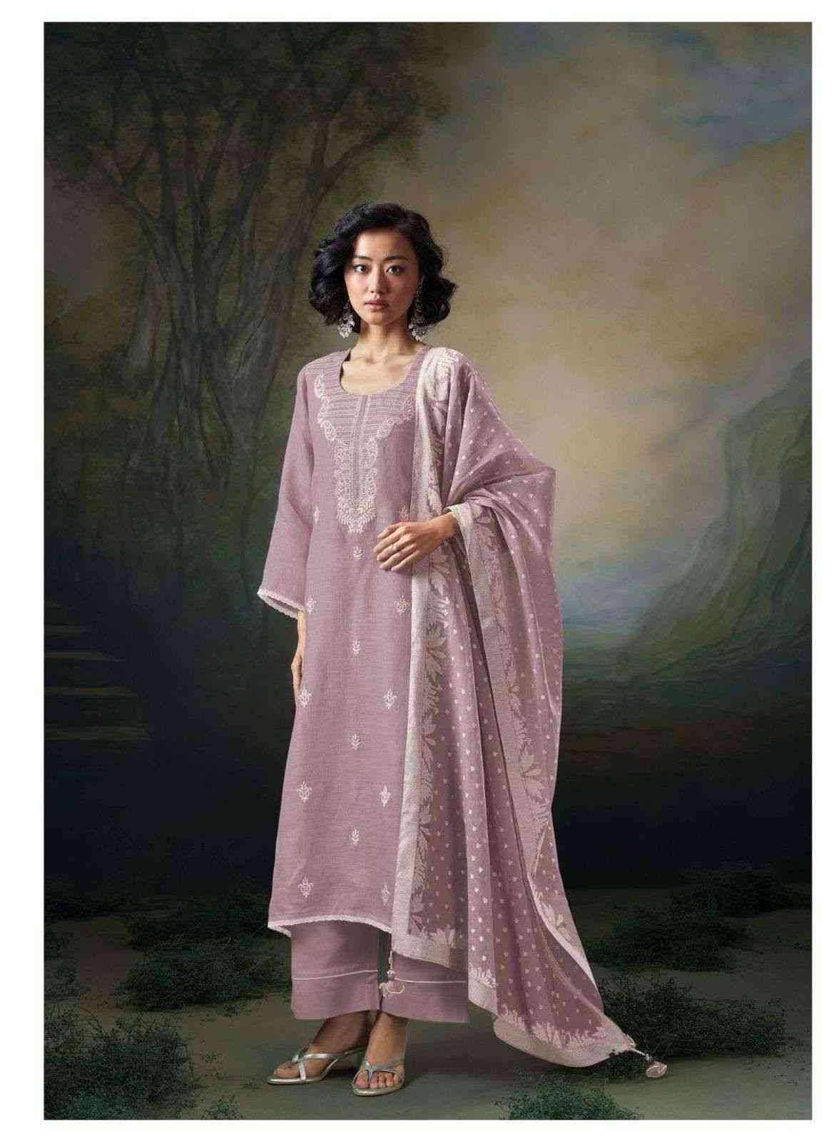Parisa By Ganga Fashion 1825 To 1830 Series Beautiful Festive Suits Colorful Stylish Fancy Casual Wear & Ethnic Wear Pure Linen Dresses At Wholesale Price