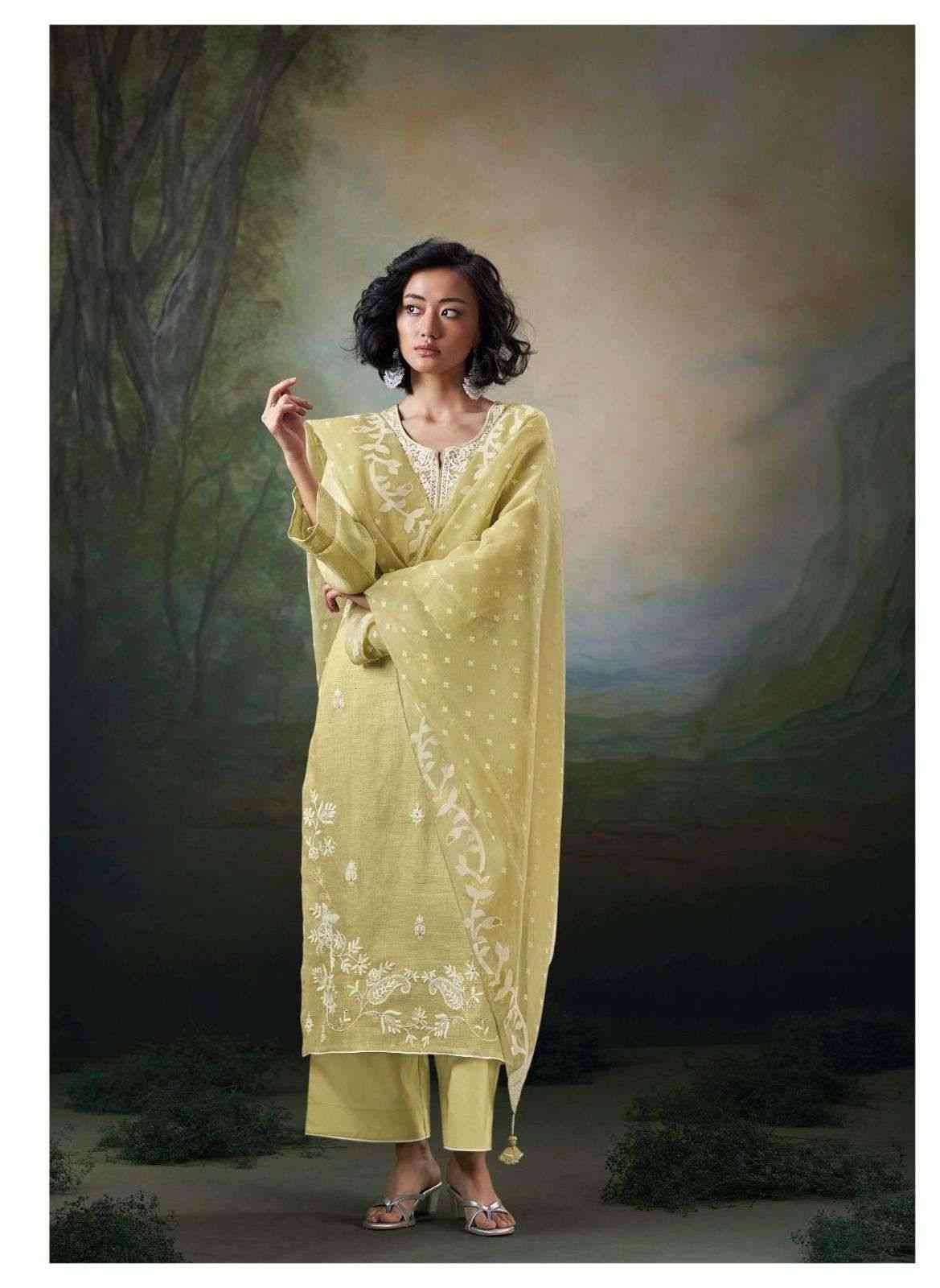 Parisa By Ganga Fashion 1825 To 1830 Series Beautiful Festive Suits Colorful Stylish Fancy Casual Wear & Ethnic Wear Pure Linen Dresses At Wholesale Price