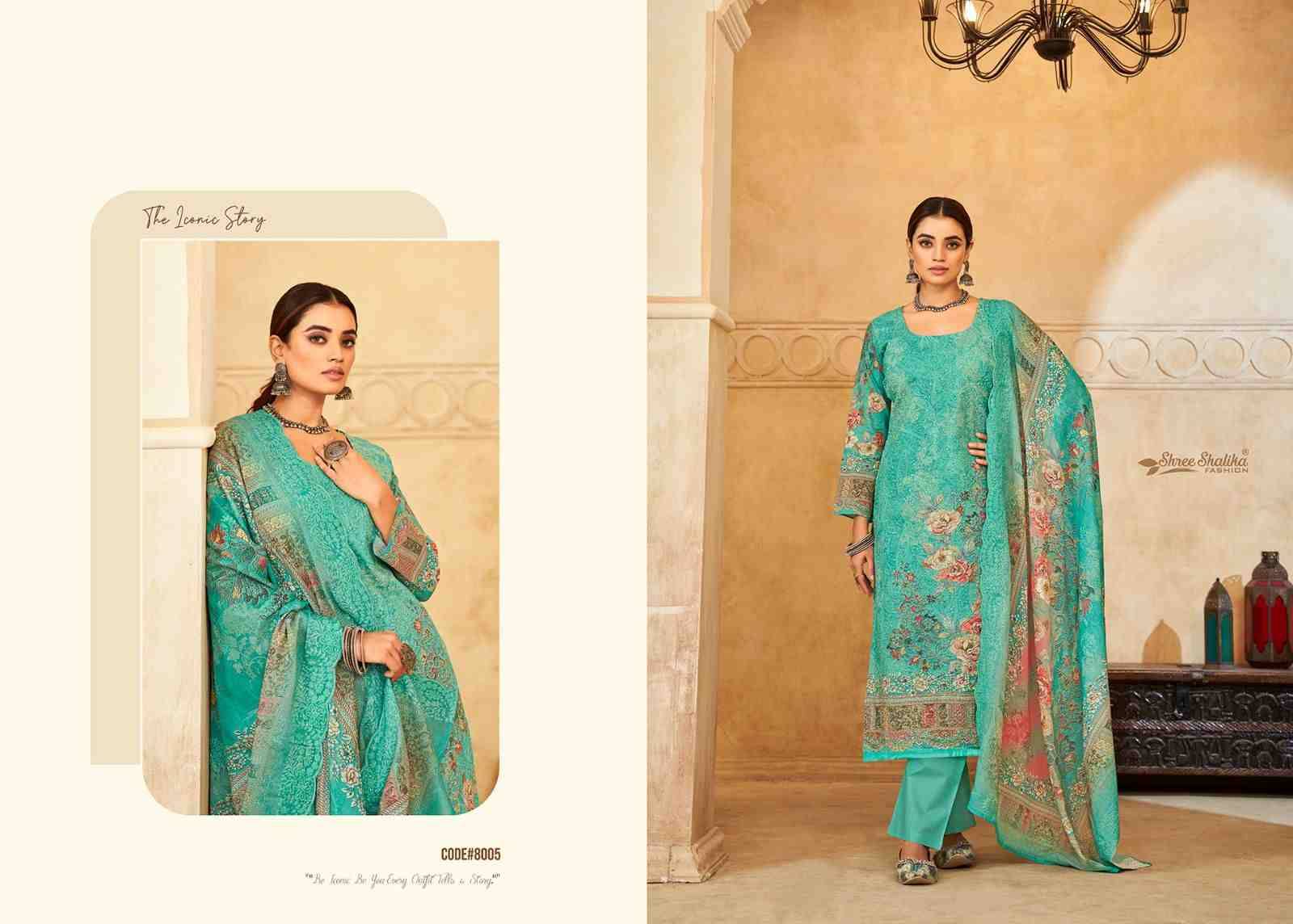 Mannat Vol-8 By Shree Shalika Fashion 8001 To 8006 Series Beautiful Festive Suits Colorful Stylish Fancy Casual Wear & Ethnic Wear Cotton Lawn Dresses At Wholesale Price