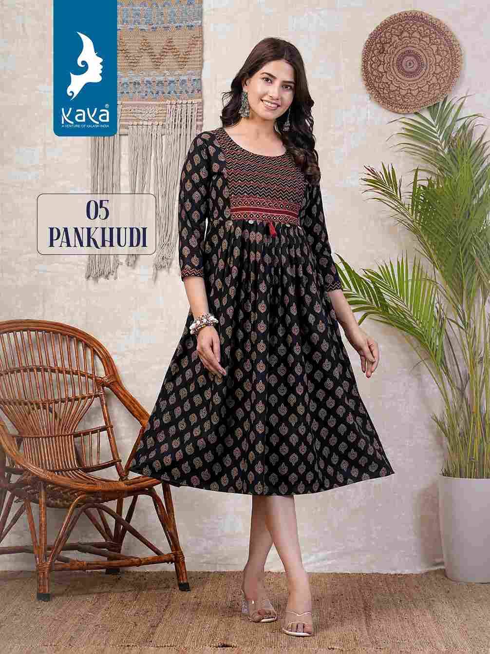 Pankhudi By Kaya 01 To 06 Series Designer Stylish Fancy Colorful Beautiful Party Wear & Ethnic Wear Collection Cotton Kurtis At Wholesale Price