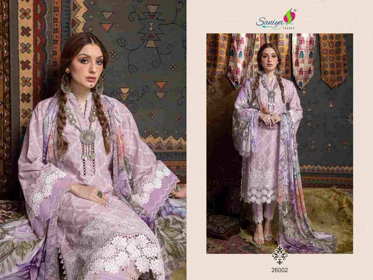 Adan Libas Chikankari Vol-26 By Saniya Trendz 26001 To 26004 Series Designer Pakistani Suits Beautiful Stylish Fancy Colorful Party Wear & Occasional Wear Pure Cotton Embroidered Dresses At Wholesale Price