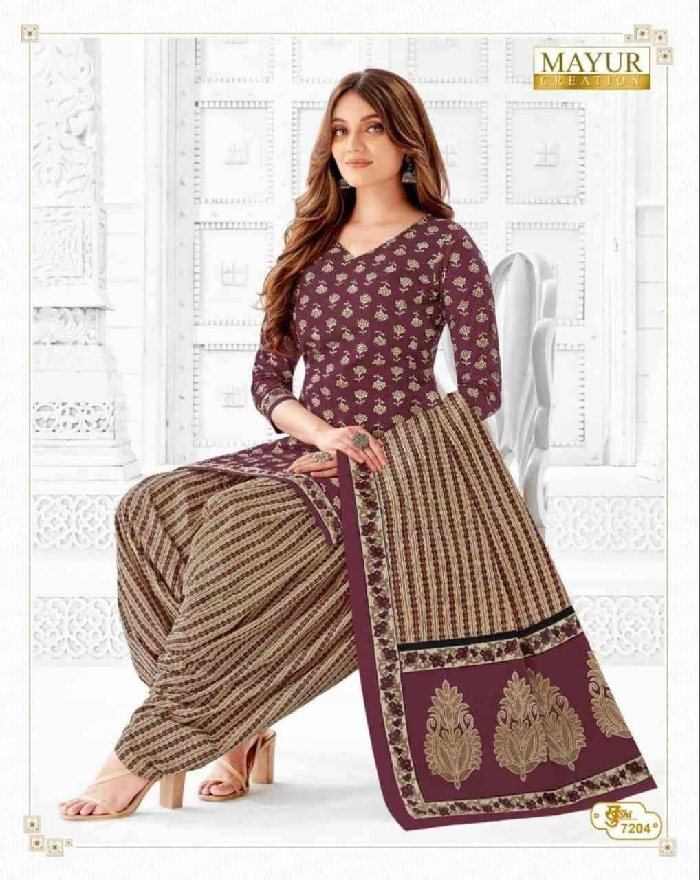 Khushi Vol-72 By Mayur Creation 7201 To 7226 Series Beautiful Stylish Festive Suits Fancy Colorful Casual Wear & Ethnic Wear & Ready To Wear Heavy Fancy Print Dresses At Wholesale Price