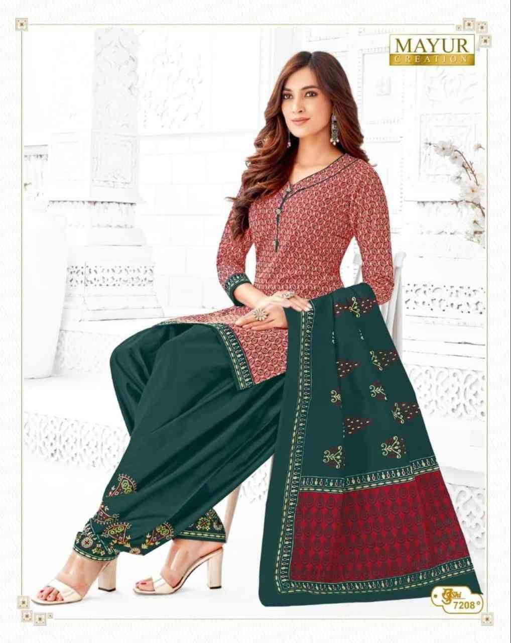 Khushi Vol-72 By Mayur Creation 7201 To 7226 Series Beautiful Stylish Festive Suits Fancy Colorful Casual Wear & Ethnic Wear & Ready To Wear Heavy Fancy Print Dresses At Wholesale Price