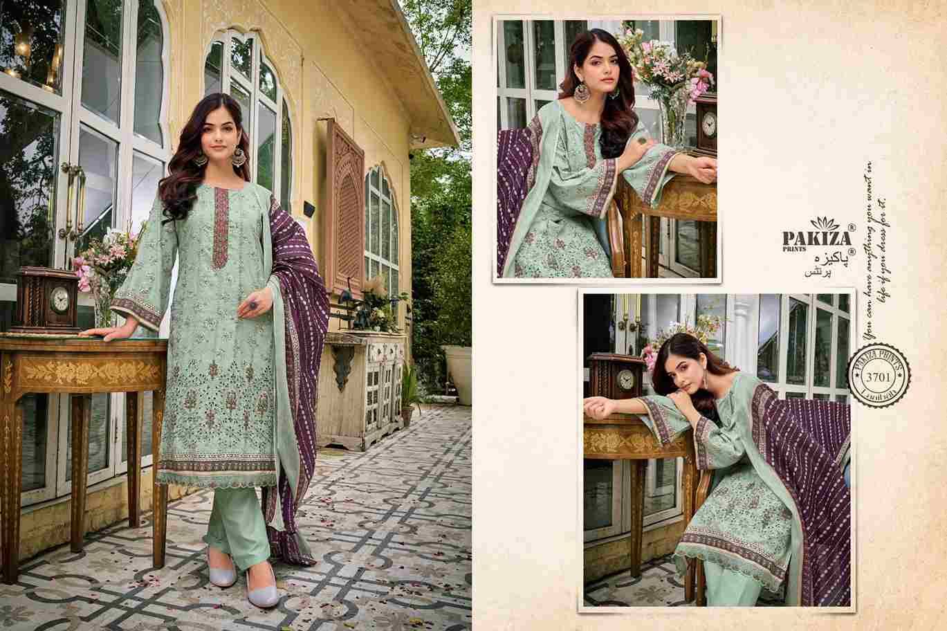 Laaibah Vol-37 By Pakiza Prints 3701 To 3710 Series Beautiful Stylish Festive Suits Fancy Colorful Casual Wear & Ethnic Wear & Ready To Wear Lawn Cotton Print Dresses At Wholesale Price