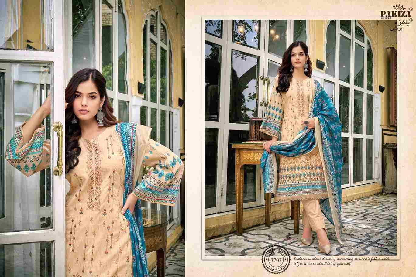 Laaibah Vol-37 By Pakiza Prints 3701 To 3710 Series Beautiful Stylish Festive Suits Fancy Colorful Casual Wear & Ethnic Wear & Ready To Wear Lawn Cotton Print Dresses At Wholesale Price