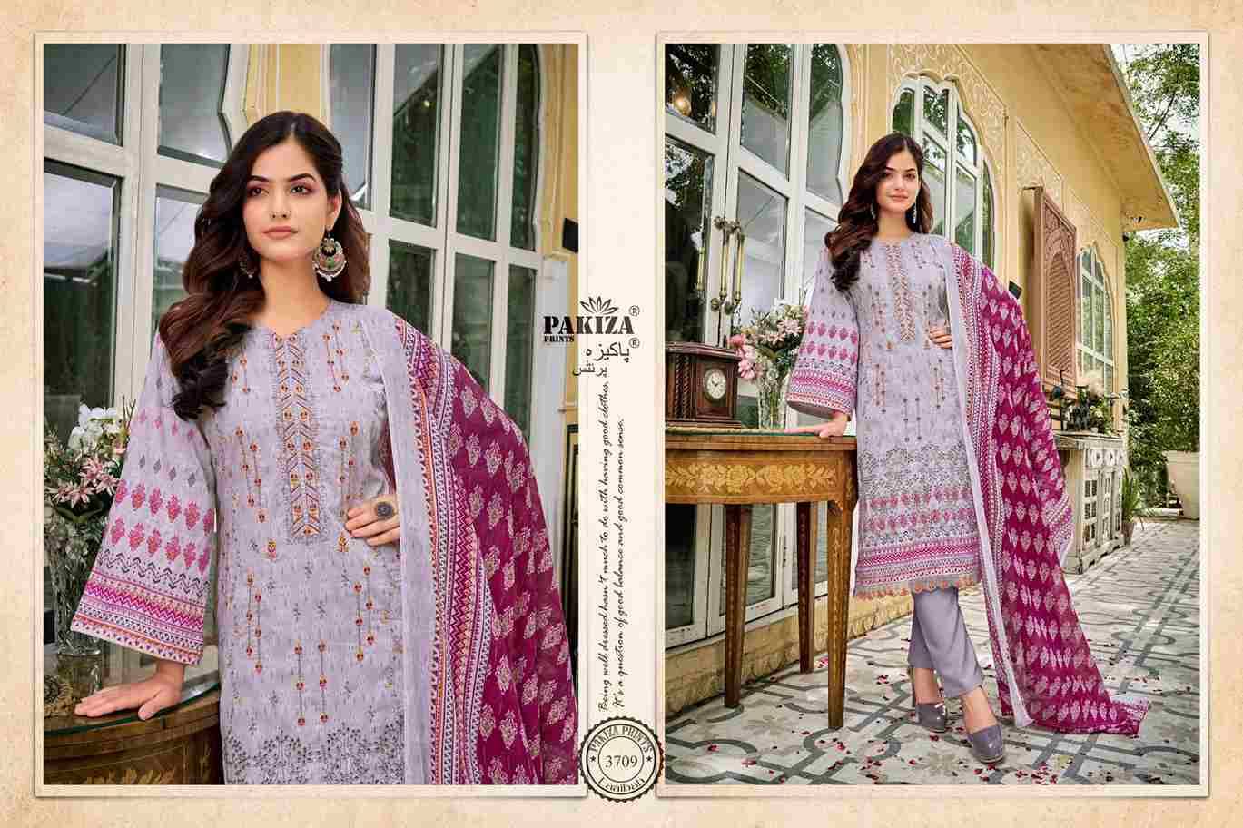 Laaibah Vol-37 By Pakiza Prints 3701 To 3710 Series Beautiful Stylish Festive Suits Fancy Colorful Casual Wear & Ethnic Wear & Ready To Wear Lawn Cotton Print Dresses At Wholesale Price