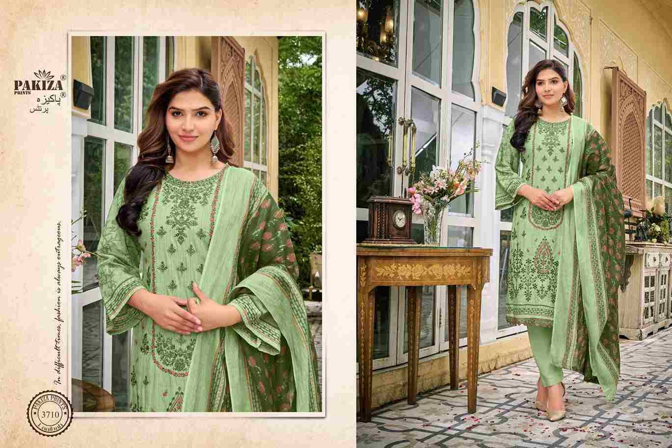 Laaibah Vol-37 By Pakiza Prints 3701 To 3710 Series Beautiful Stylish Festive Suits Fancy Colorful Casual Wear & Ethnic Wear & Ready To Wear Lawn Cotton Print Dresses At Wholesale Price