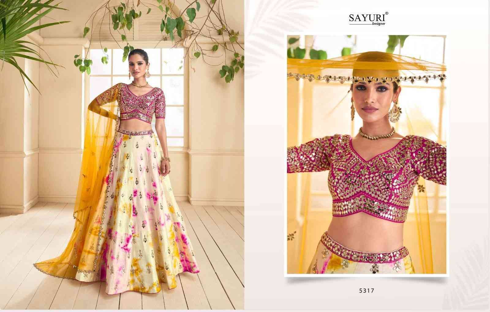 Rangoli Nx By Sayuri 5317 To 5318 Series Wear Collection Beautiful Stylish Colorful Fancy Party Wear & Occasional Wear Georgette Lehengas At Wholesale Price