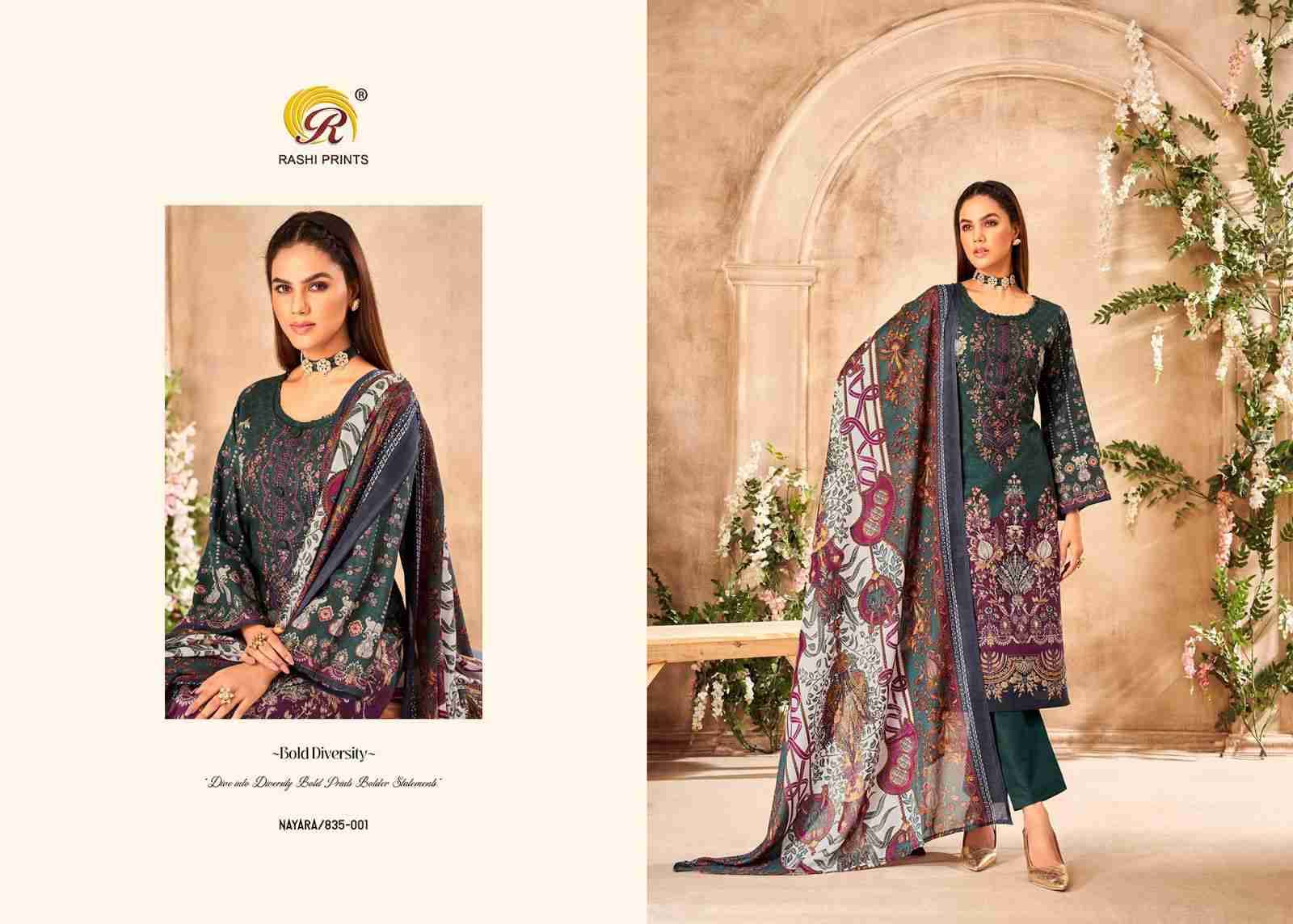 Nayara Vol-35 By Rashi Prints 835-001 To 835-008 Series Beautiful Suits Colorful Stylish Fancy Casual Wear & Ethnic Wear Pure Cambric Cotton Print Dresses At Wholesale Price