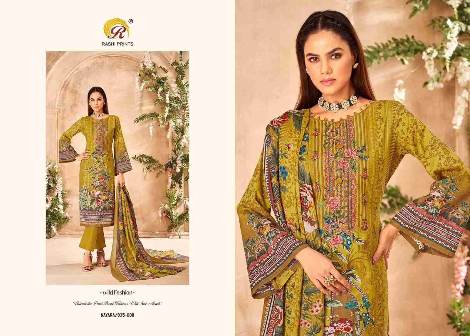 Nayara Vol-35 By Rashi Prints 835-001 To 835-008 Series Beautiful Suits Colorful Stylish Fancy Casual Wear & Ethnic Wear Pure Cambric Cotton Print Dresses At Wholesale Price