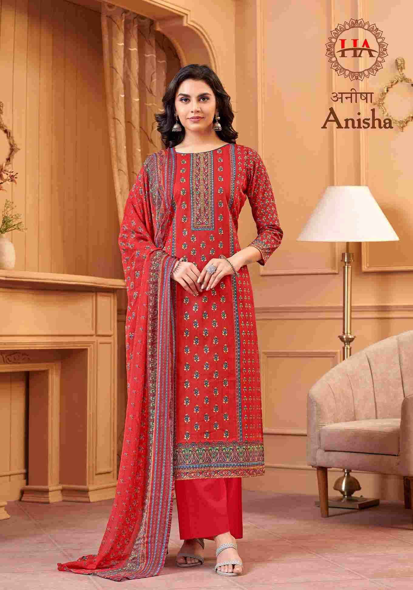 Anisha By Harshit Fashion Hub 1524-001 To 1524-008 Series Beautiful Festive Suits Stylish Fancy Colorful Casual Wear & Ethnic Wear Pure Cambric Cotton Print Dresses At Wholesale Price