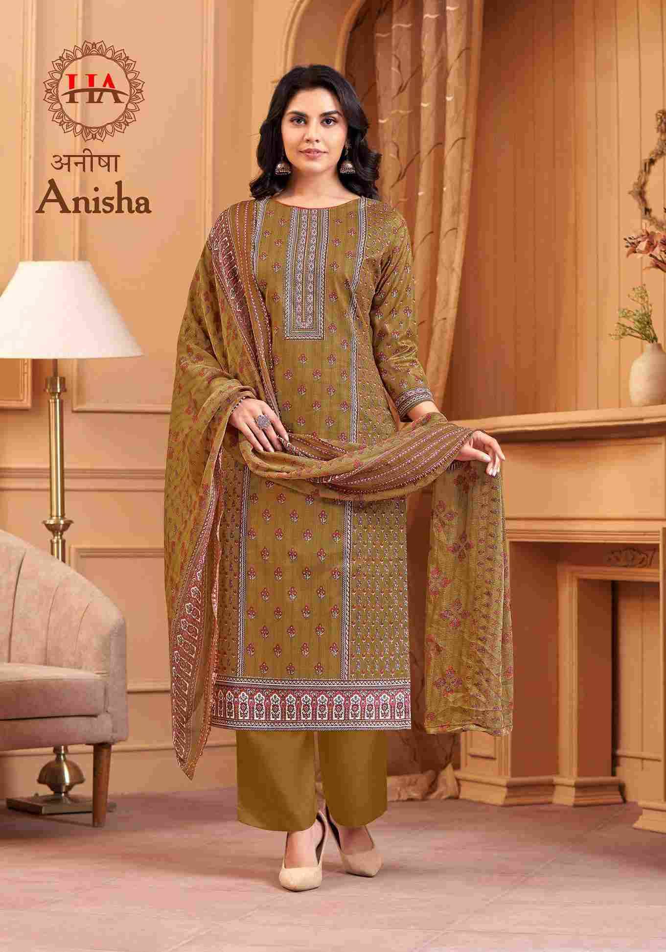 Anisha By Harshit Fashion Hub 1524-001 To 1524-008 Series Beautiful Festive Suits Stylish Fancy Colorful Casual Wear & Ethnic Wear Pure Cambric Cotton Print Dresses At Wholesale Price