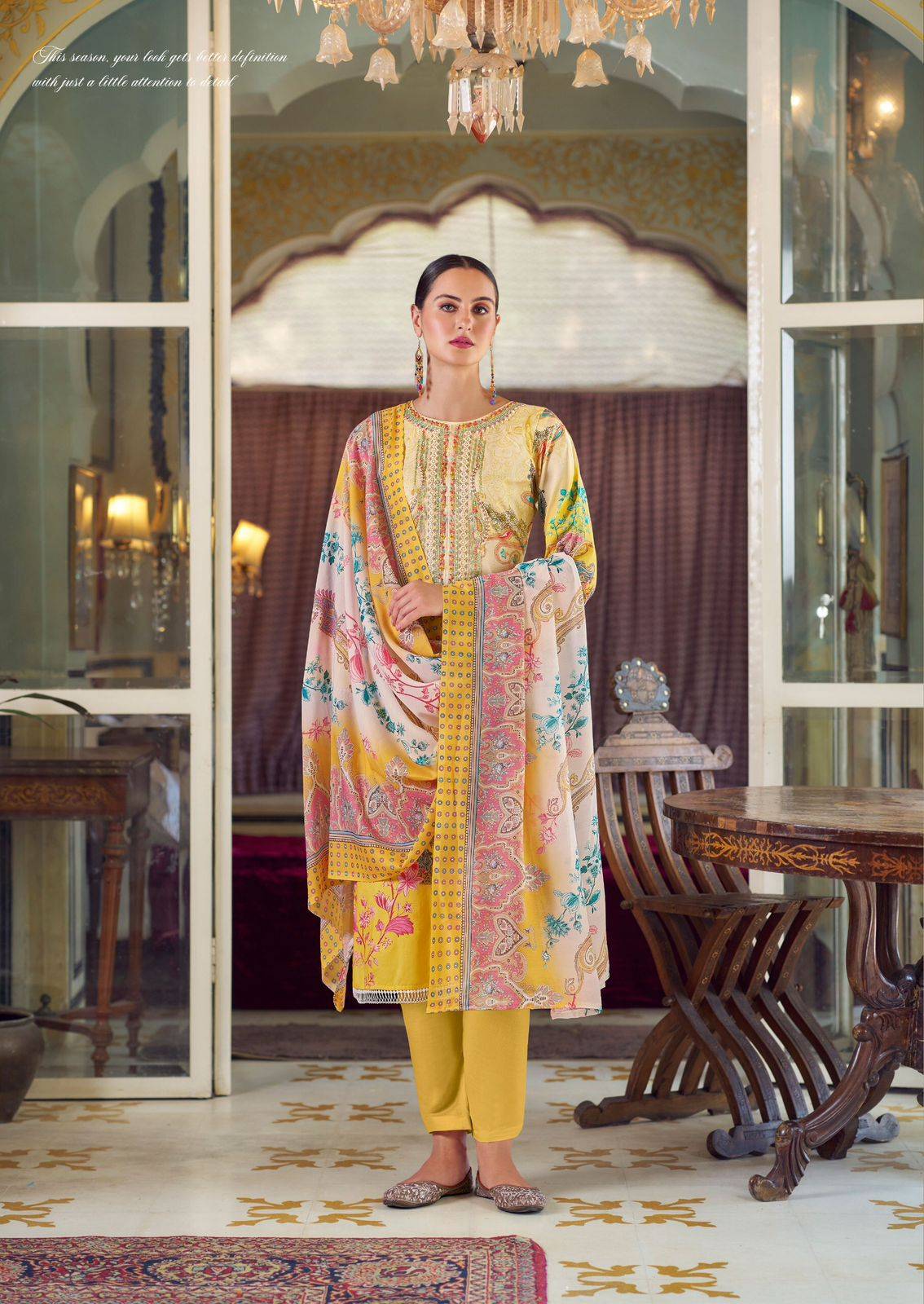 Meraki By The Hermitage Shop 1001 To 1006 Series Beautiful Festive Suits Stylish Fancy Colorful Casual Wear & Ethnic Wear Pure Lawn Print Dresses At Wholesale Price