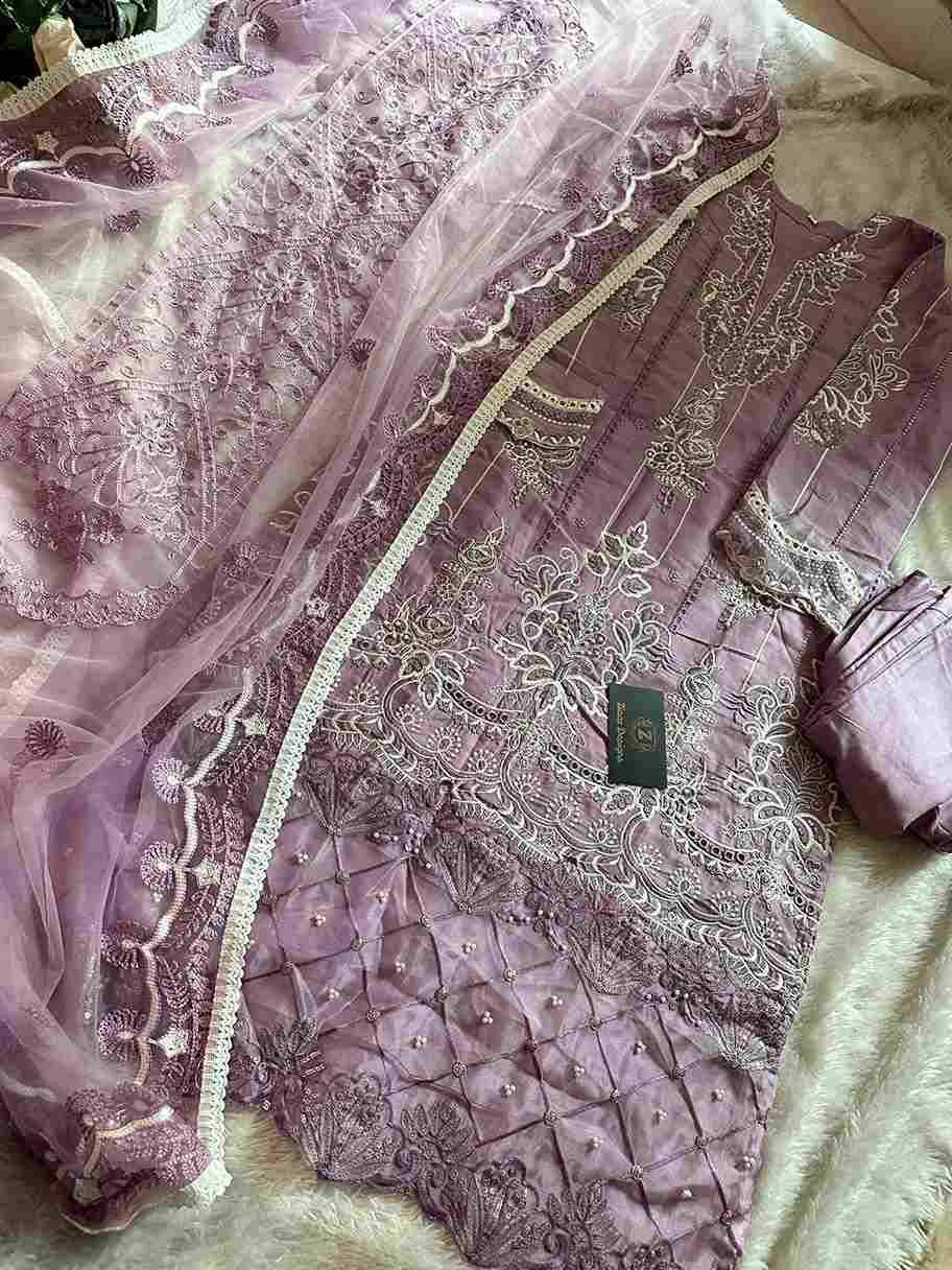 Ziaaz Designs Hit Design 540 Colours By Ziaaz Designs 540-A To 540-B Series Designer Festive Pakistani Suits Collection Beautiful Stylish Fancy Colorful Party Wear & Occasional Wear Cambric Cotton Embroidered Dresses At Wholesale Price