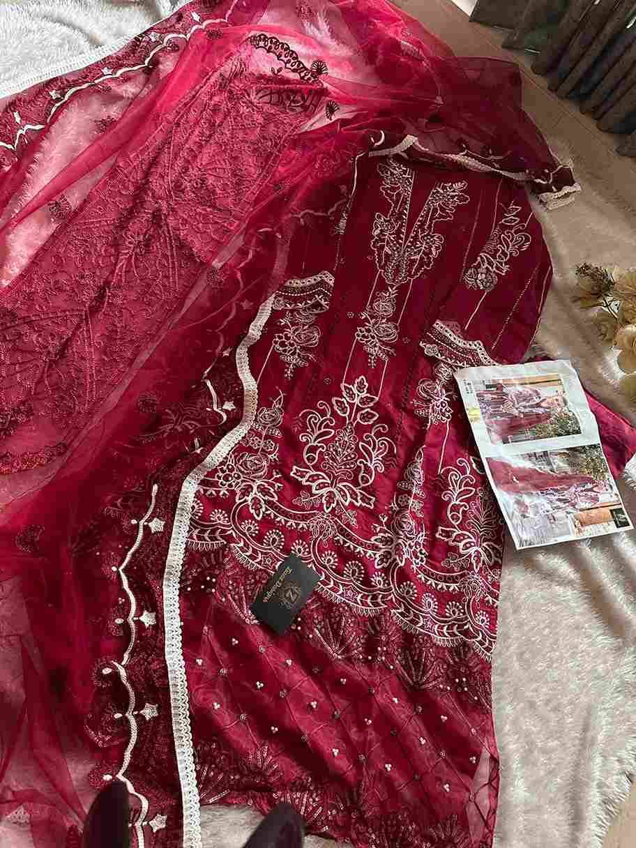 Ziaaz Designs Hit Design 540 Colours By Ziaaz Designs 540-A To 540-B Series Designer Festive Pakistani Suits Collection Beautiful Stylish Fancy Colorful Party Wear & Occasional Wear Cambric Cotton Embroidered Dresses At Wholesale Price