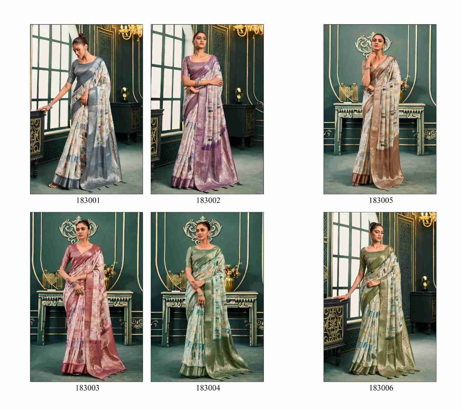 Pranalika Silk By Rajpath 183001 To 183006 Series Designer Traditional Wear Collection Beautiful Stylish Fancy Colorful Party Wear & Occasional Wear Cotton Silk Sarees At Wholesale Price