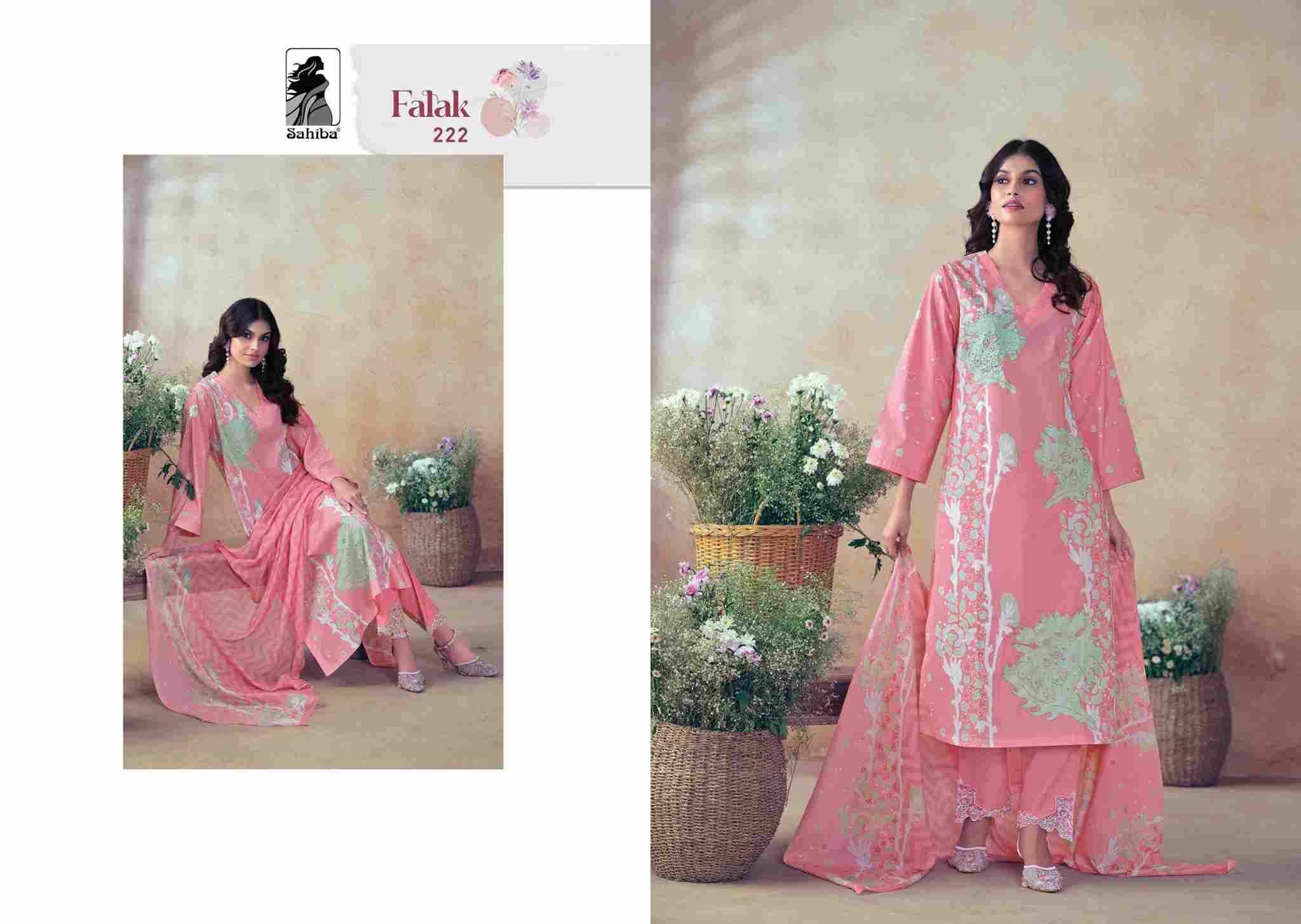 Falak By Sahiba Fabrics Beautiful Stylish Festive Suits Fancy Colorful Casual Wear & Ethnic Wear & Ready To Wear Pure Lawn Cotton With Embroidery Dresses At Wholesale Price