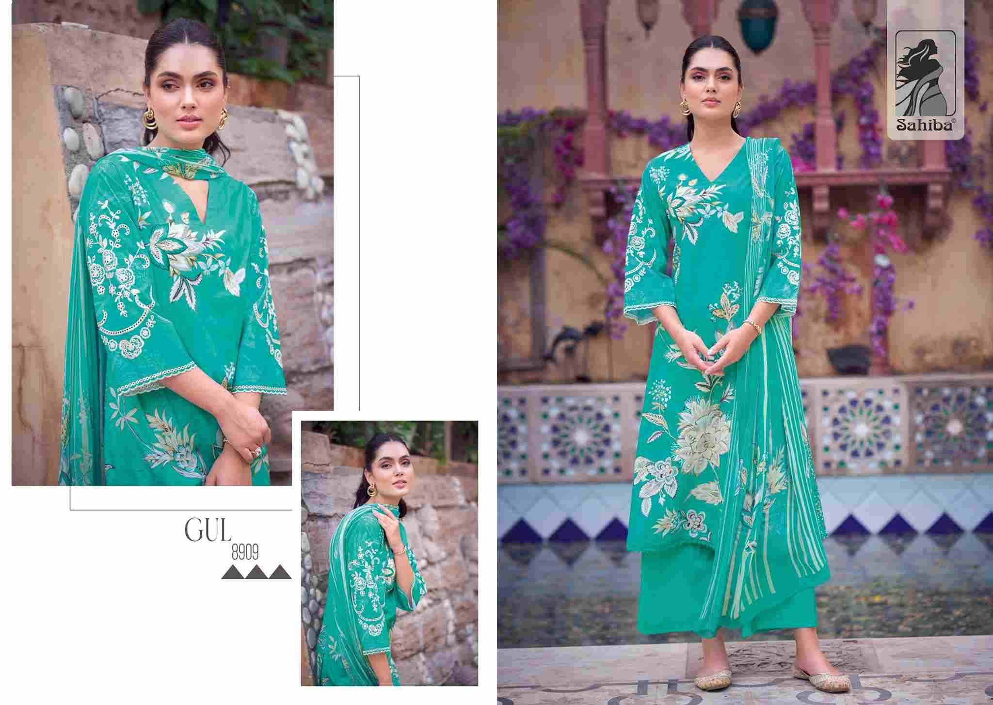 Gul By Sahiba Fabrics Beautiful Stylish Festive Suits Fancy Colorful Casual Wear & Ethnic Wear & Ready To Wear Pure Lawn Cotton With Embroidery Dresses At Wholesale Price