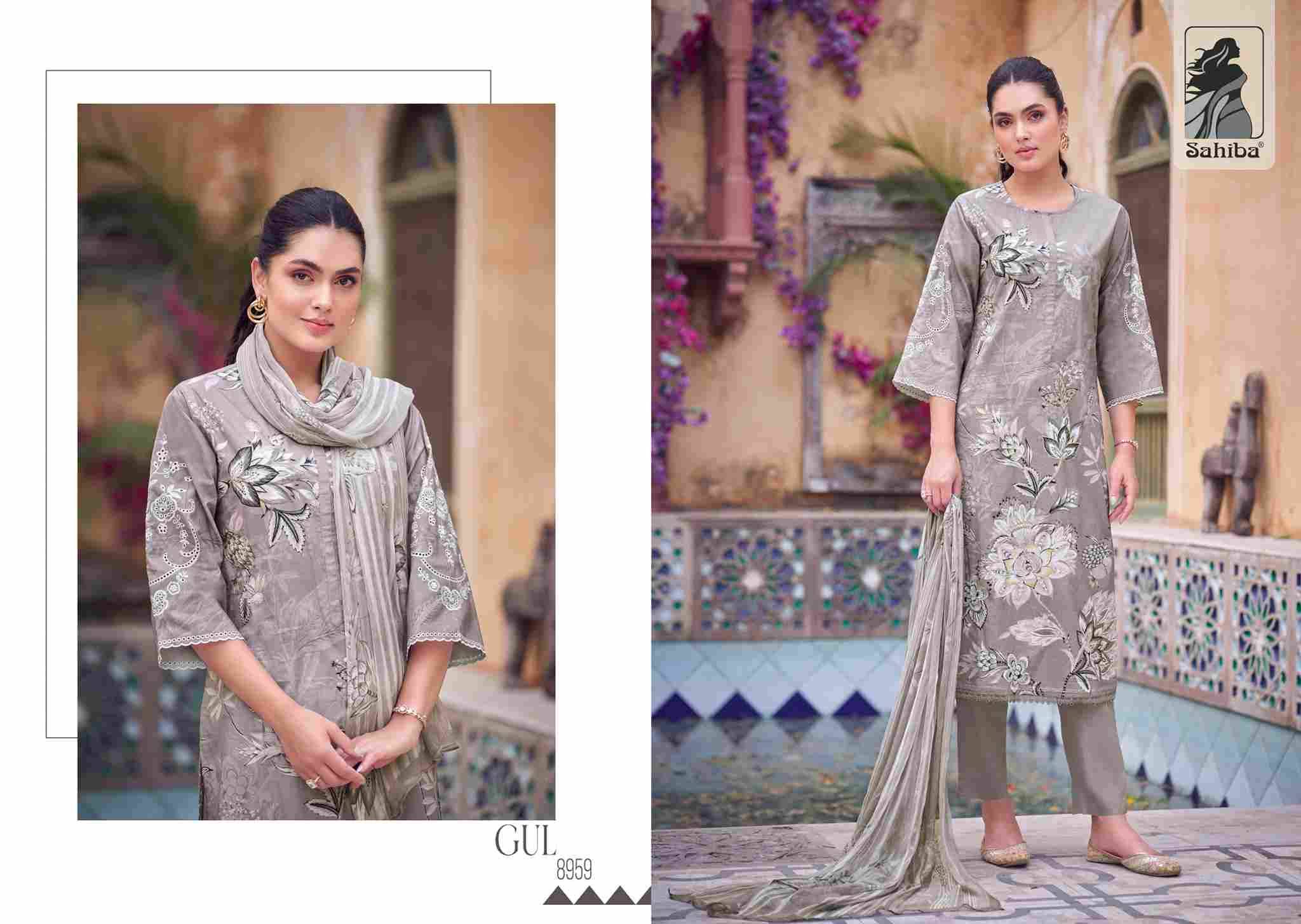 Gul By Sahiba Fabrics Beautiful Stylish Festive Suits Fancy Colorful Casual Wear & Ethnic Wear & Ready To Wear Pure Lawn Cotton With Embroidery Dresses At Wholesale Price