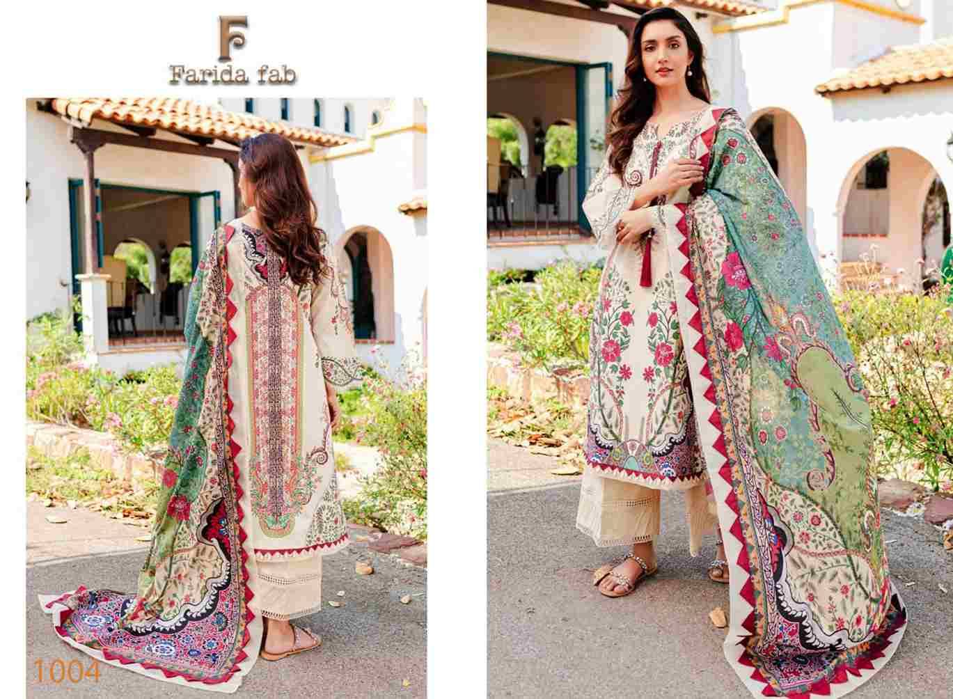 Concept-B By Farida Fab 1001 To 1006 Series Beautiful Festive Suits Stylish Fancy Colorful Casual Wear & Ethnic Wear Pure Cotton Print Dresses At Wholesale Price