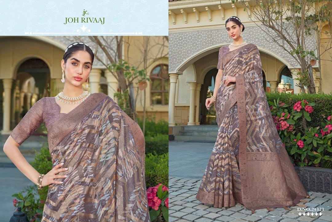 Joelle By Joh Rivaaj 24321 To 24329 Series Indian Traditional Wear Collection Beautiful Stylish Fancy Colorful Party Wear & Occasional Wear Silk Sarees At Wholesale Price