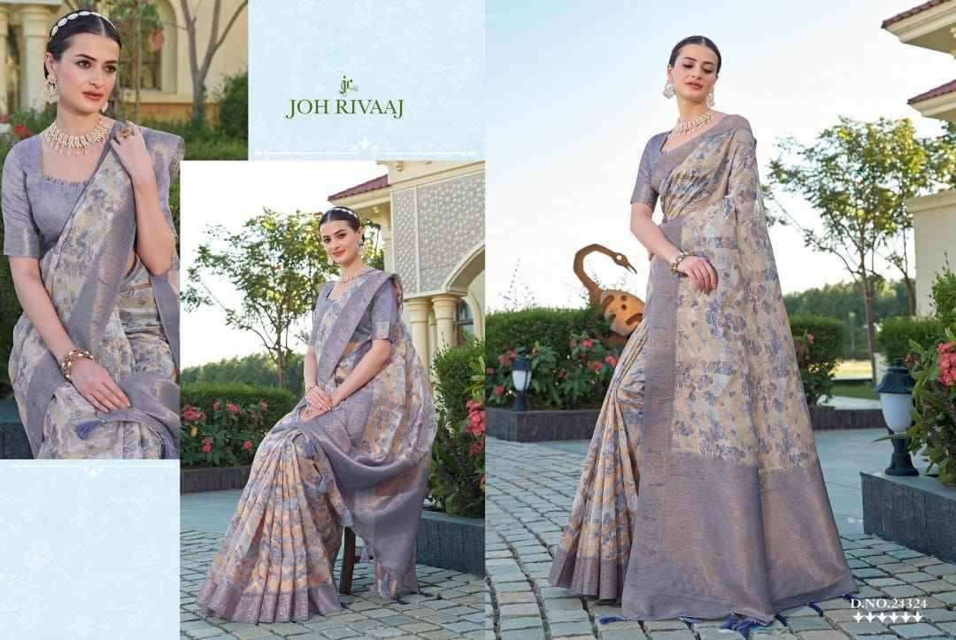 Joelle By Joh Rivaaj 24321 To 24329 Series Indian Traditional Wear Collection Beautiful Stylish Fancy Colorful Party Wear & Occasional Wear Silk Sarees At Wholesale Price