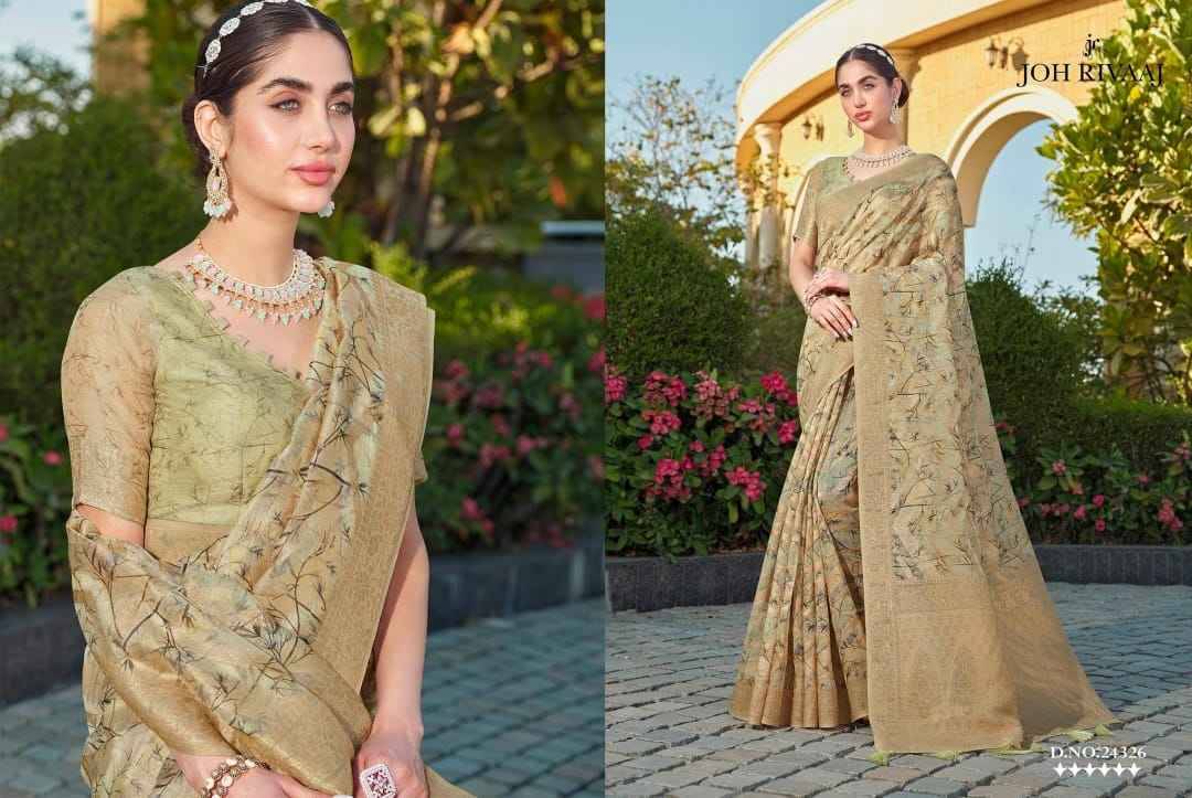 Joelle By Joh Rivaaj 24321 To 24329 Series Indian Traditional Wear Collection Beautiful Stylish Fancy Colorful Party Wear & Occasional Wear Silk Sarees At Wholesale Price