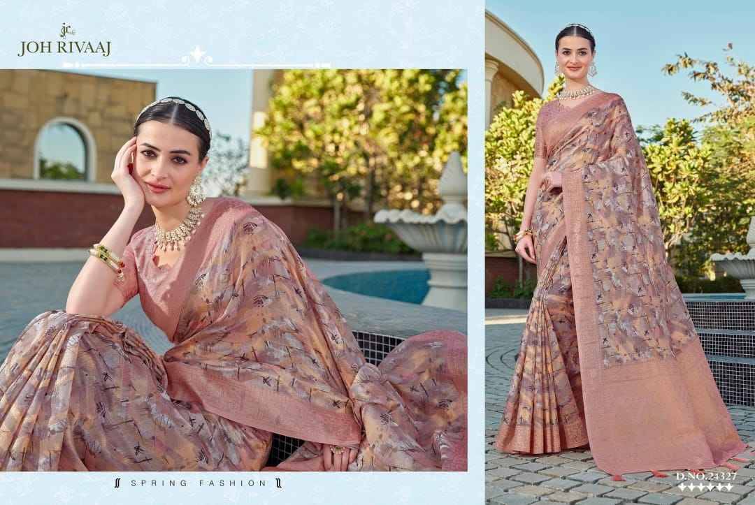 Joelle By Joh Rivaaj 24321 To 24329 Series Indian Traditional Wear Collection Beautiful Stylish Fancy Colorful Party Wear & Occasional Wear Silk Sarees At Wholesale Price