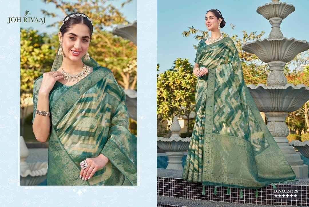 Joelle By Joh Rivaaj 24321 To 24329 Series Indian Traditional Wear Collection Beautiful Stylish Fancy Colorful Party Wear & Occasional Wear Silk Sarees At Wholesale Price