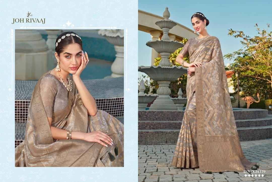 Joelle By Joh Rivaaj 24321 To 24329 Series Indian Traditional Wear Collection Beautiful Stylish Fancy Colorful Party Wear & Occasional Wear Silk Sarees At Wholesale Price