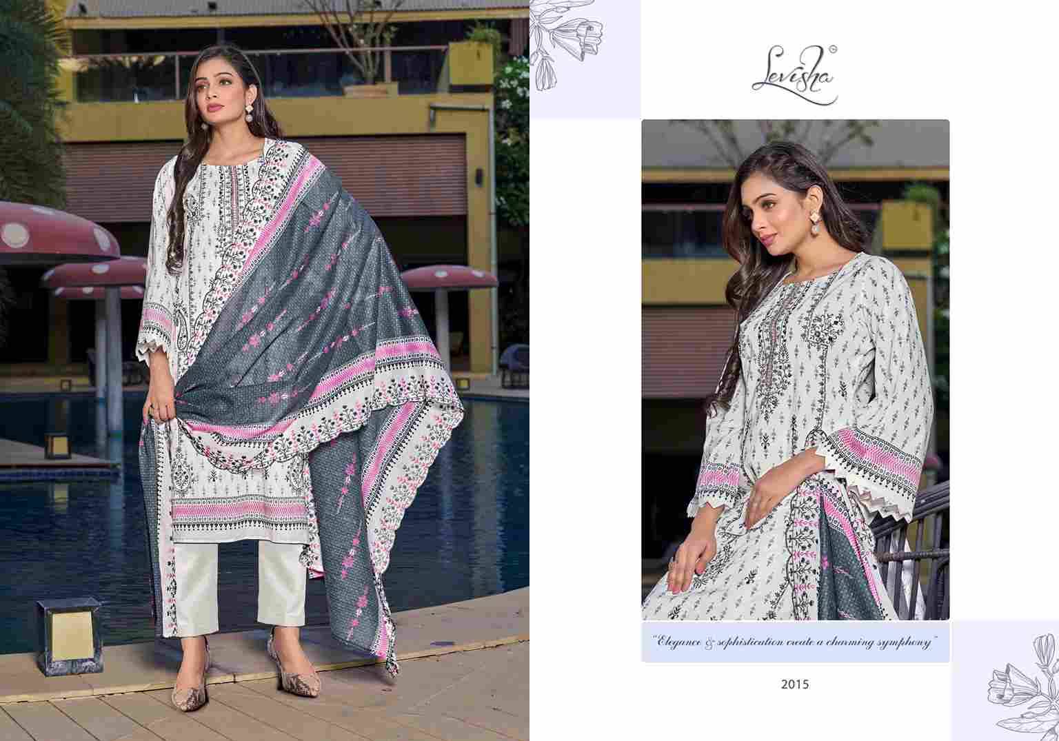 Bin Saeed Nx By Levisha 2013 To 2018 Series Festive Suits Beautiful Fancy Colorful Stylish Party Wear & Occasional Wear Cambric Cotton Print Dresses At Wholesale Price