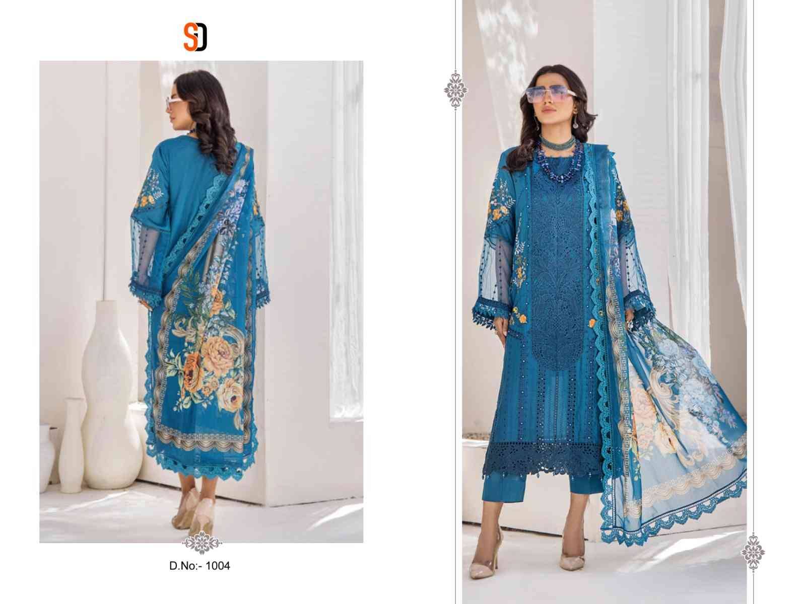 Maria.B. Vol-1 Colors By Shraddha Designer 1001 To 1005 Series Beautiful Pakistani Suits Stylish Fancy Colorful Party Wear & Occasional Wear Pure Cotton Embroidered Dresses At Wholesale Price