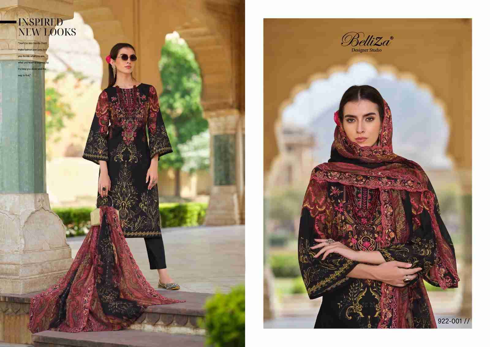 Guzarish Vol-9 By Belliza 922-001 To 922-008 Series Beautiful Stylish Festive Suits Fancy Colorful Casual Wear & Ethnic Wear & Ready To Wear Pure Cotton Digital Print Dresses At Wholesale Price