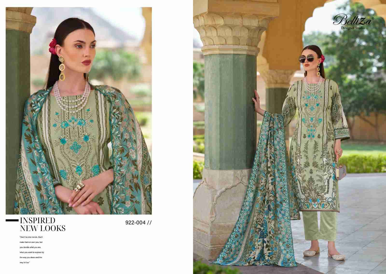 Guzarish Vol-9 By Belliza 922-001 To 922-008 Series Beautiful Stylish Festive Suits Fancy Colorful Casual Wear & Ethnic Wear & Ready To Wear Pure Cotton Digital Print Dresses At Wholesale Price