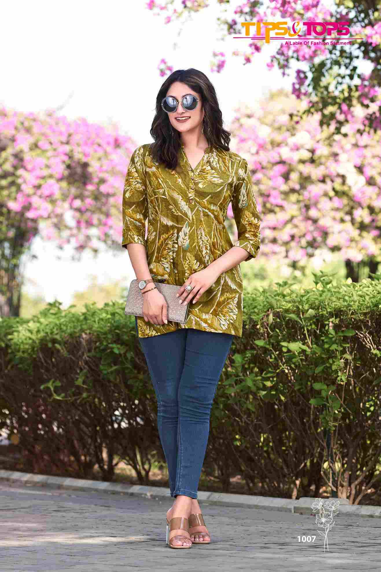 Cotton Shorties Vol-5 By Tips And Tops 1001 To 1008 Series Designer Stylish Fancy Colorful Beautiful Party Wear & Ethnic Wear Collection Premium Cotton Tops At Wholesale Price