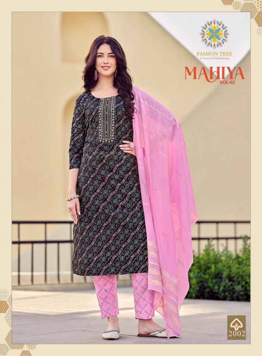 Mahiya Vol-2 By Passion Tree 2001 To 2008 Series Designer Festive Suits Collection Beautiful Stylish Fancy Colorful Party Wear & Occasional Wear Heavy Rayon Print Dresses At Wholesale Price