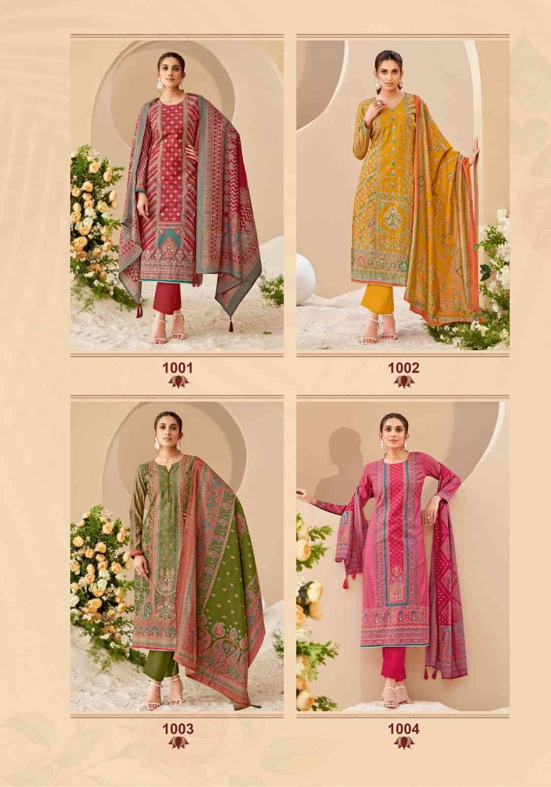 Payal Vol-1 By Suryajyoti 1001 To 1008 Series Beautiful Festive Suits Stylish Fancy Colorful Casual Wear & Ethnic Wear Pure Modal Print Dresses At Wholesale Price