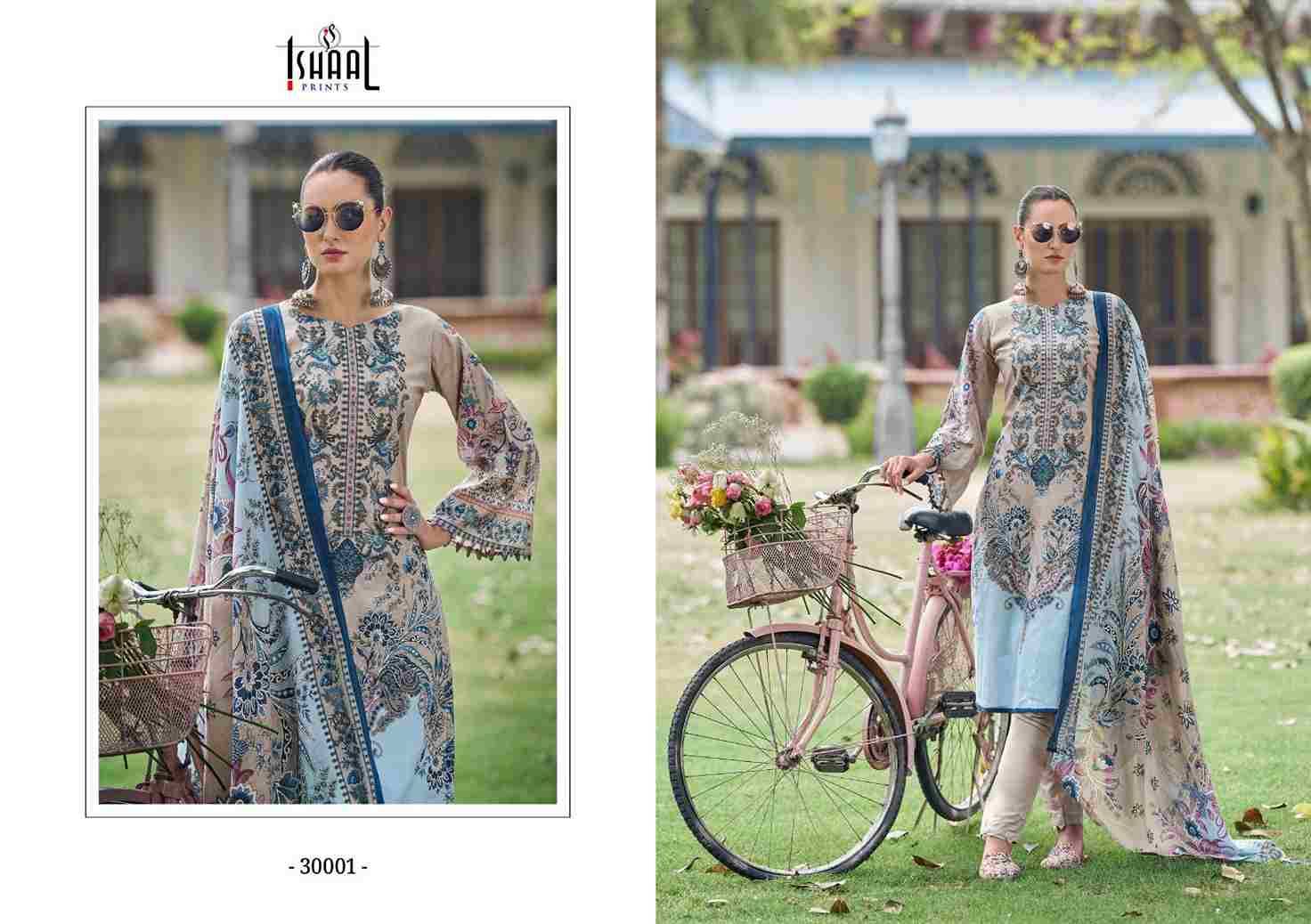 Gulmohar Vol-30 By Ishaal Prints 30001 To 30010 Series Beautiful Festive Suits Colorful Stylish Fancy Casual Wear & Ethnic Wear Pure Lawn Prints Dresses At Wholesale Price