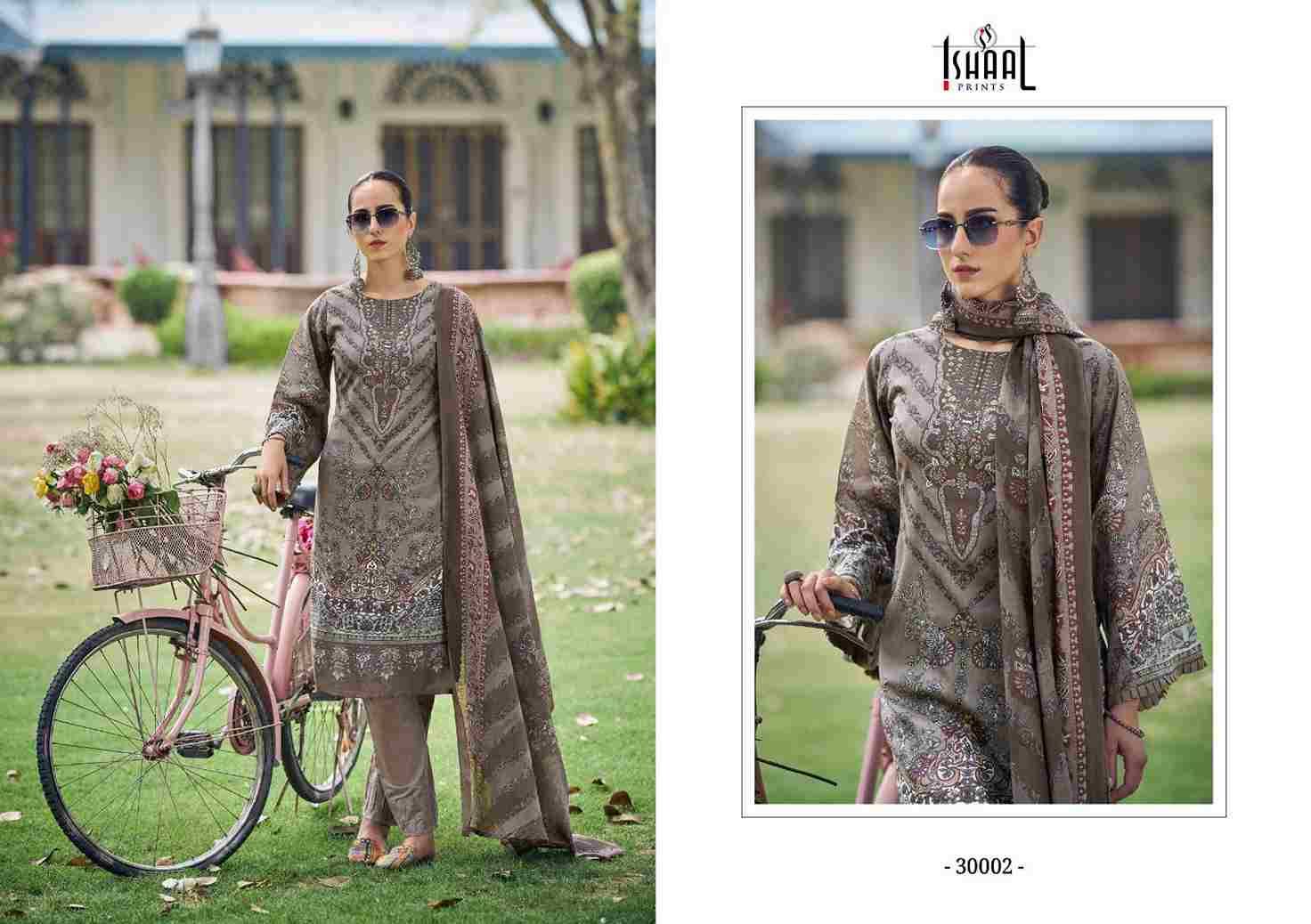 Gulmohar Vol-30 By Ishaal Prints 30001 To 30010 Series Beautiful Festive Suits Colorful Stylish Fancy Casual Wear & Ethnic Wear Pure Lawn Prints Dresses At Wholesale Price