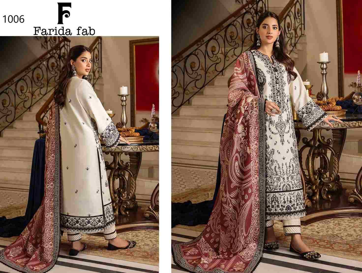 Gul-Mohor By Farida Fab 1001 To 1006 Series Beautiful Festive Suits Stylish Fancy Colorful Casual Wear & Ethnic Wear Pure Cotton Print Dresses At Wholesale Price