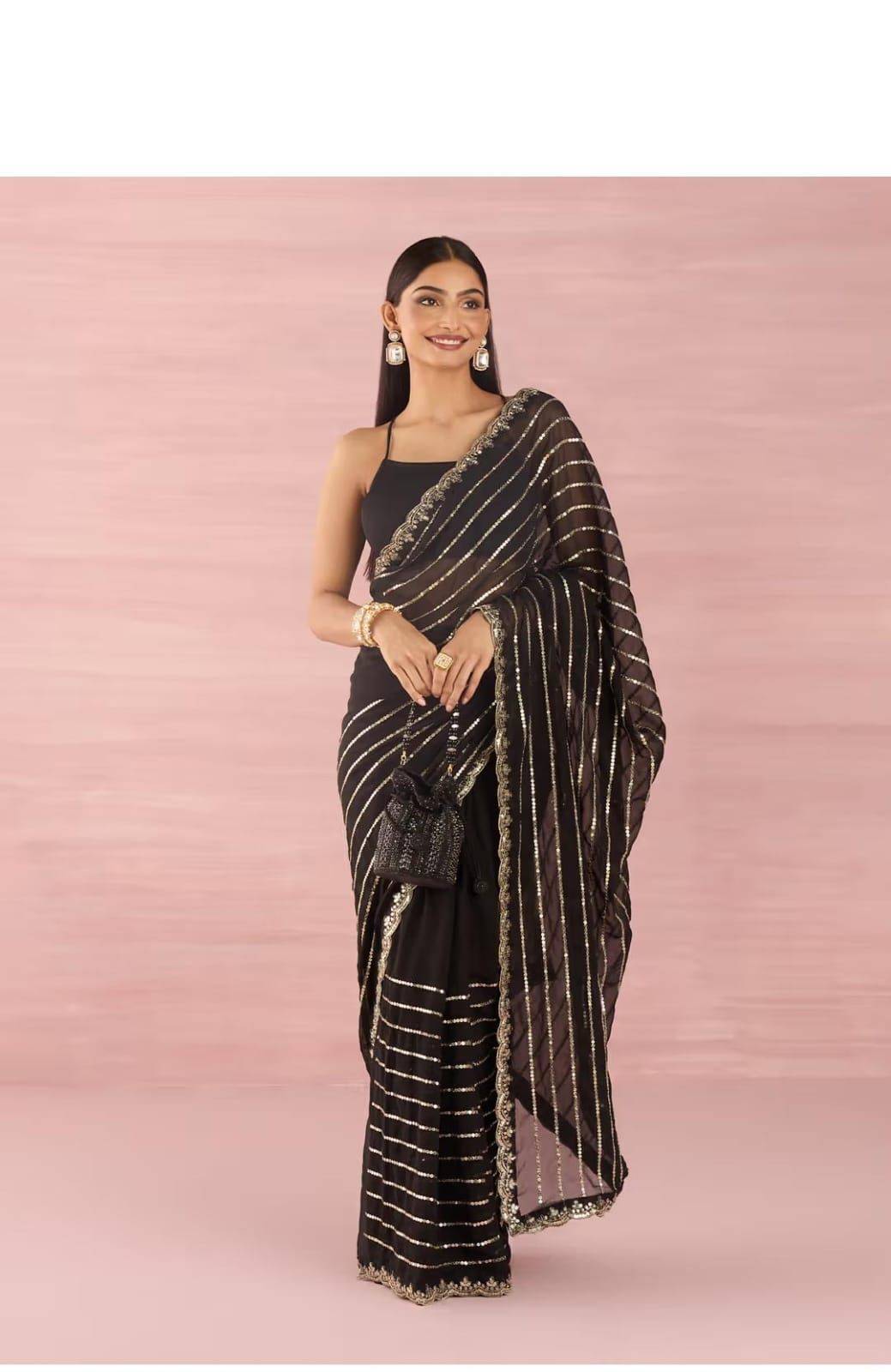 Vishkha By Fashid Wholesale Indian Traditional Wear Collection Beautiful Stylish Fancy Colorful Party Wear & Occasional Wear Chiffon Sarees At Wholesale Price