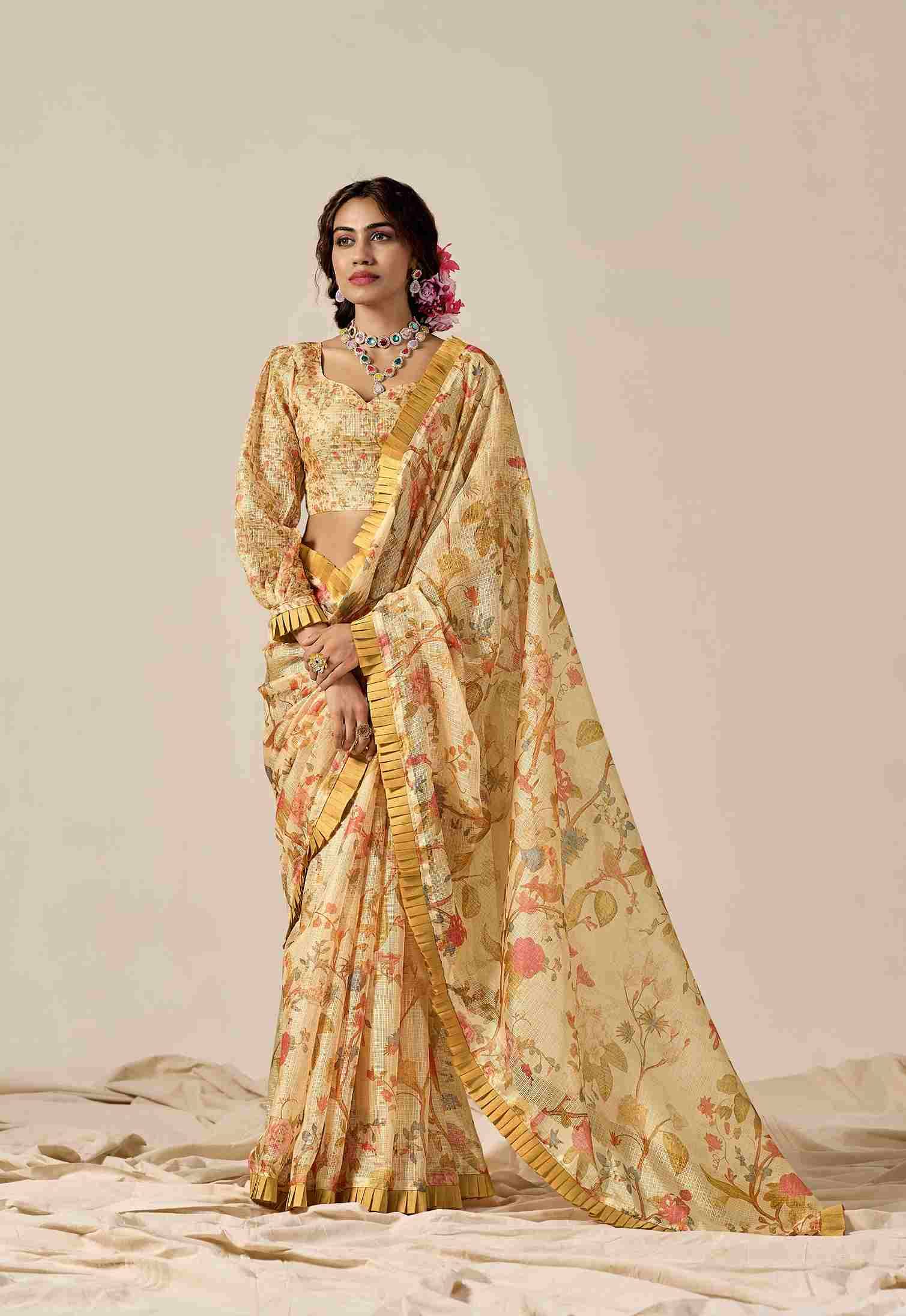 Pushpam By SR 1001 To 1010 Series Indian Traditional Wear Collection Beautiful Stylish Fancy Colorful Party Wear & Occasional Wear Fancy Sarees At Wholesale Price